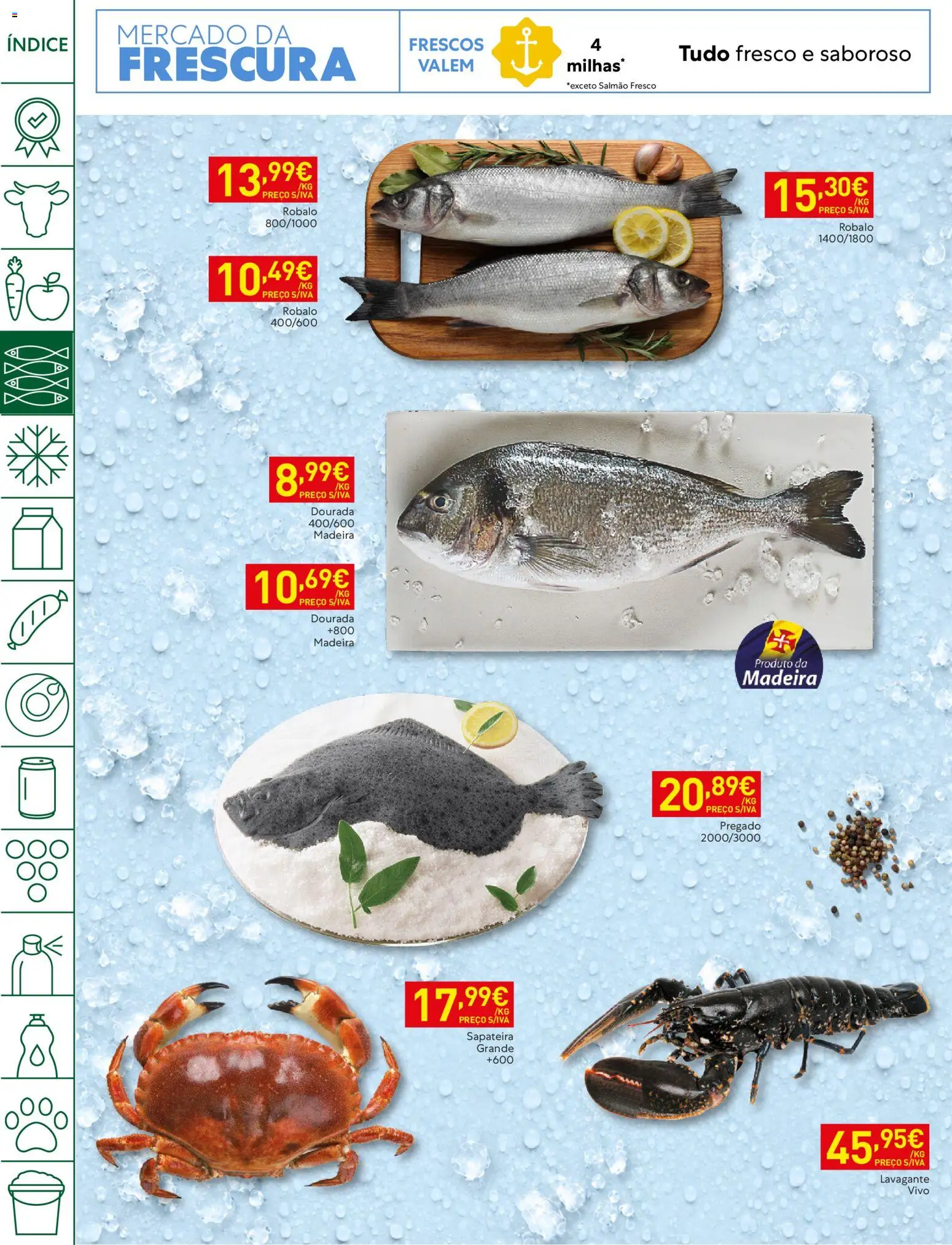 Recheio folheto Madeira │ válido de 06/10/2026 | Página: 6 | Produtos: Dourada, Salmão, Sapateira, Salmão fresco