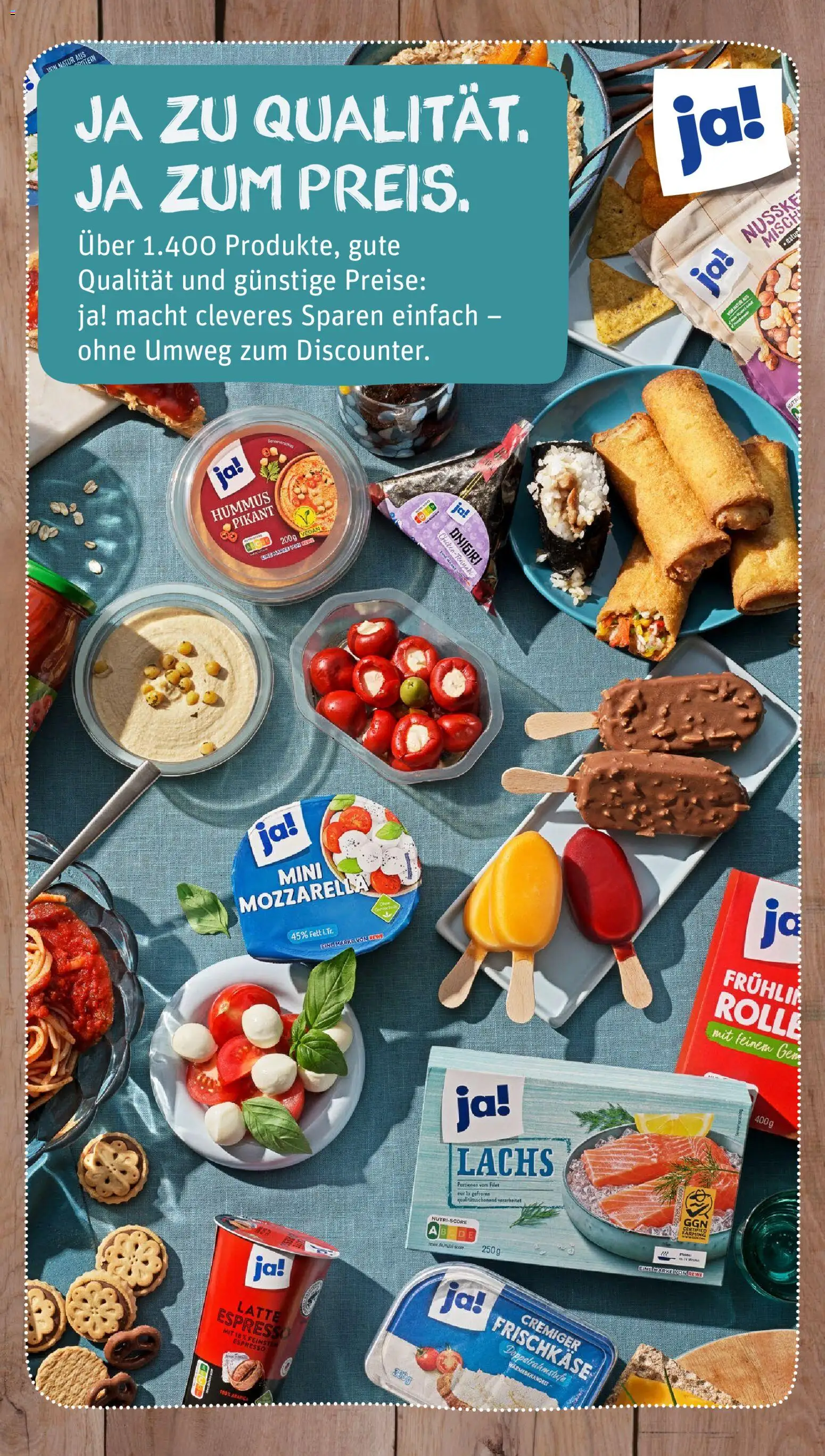 Nahkauf Prospekt – gültig ab 26.10.2026 | Seite: 7 | Produkte: Mozzarella, Lachs, Hummus, Frischkase