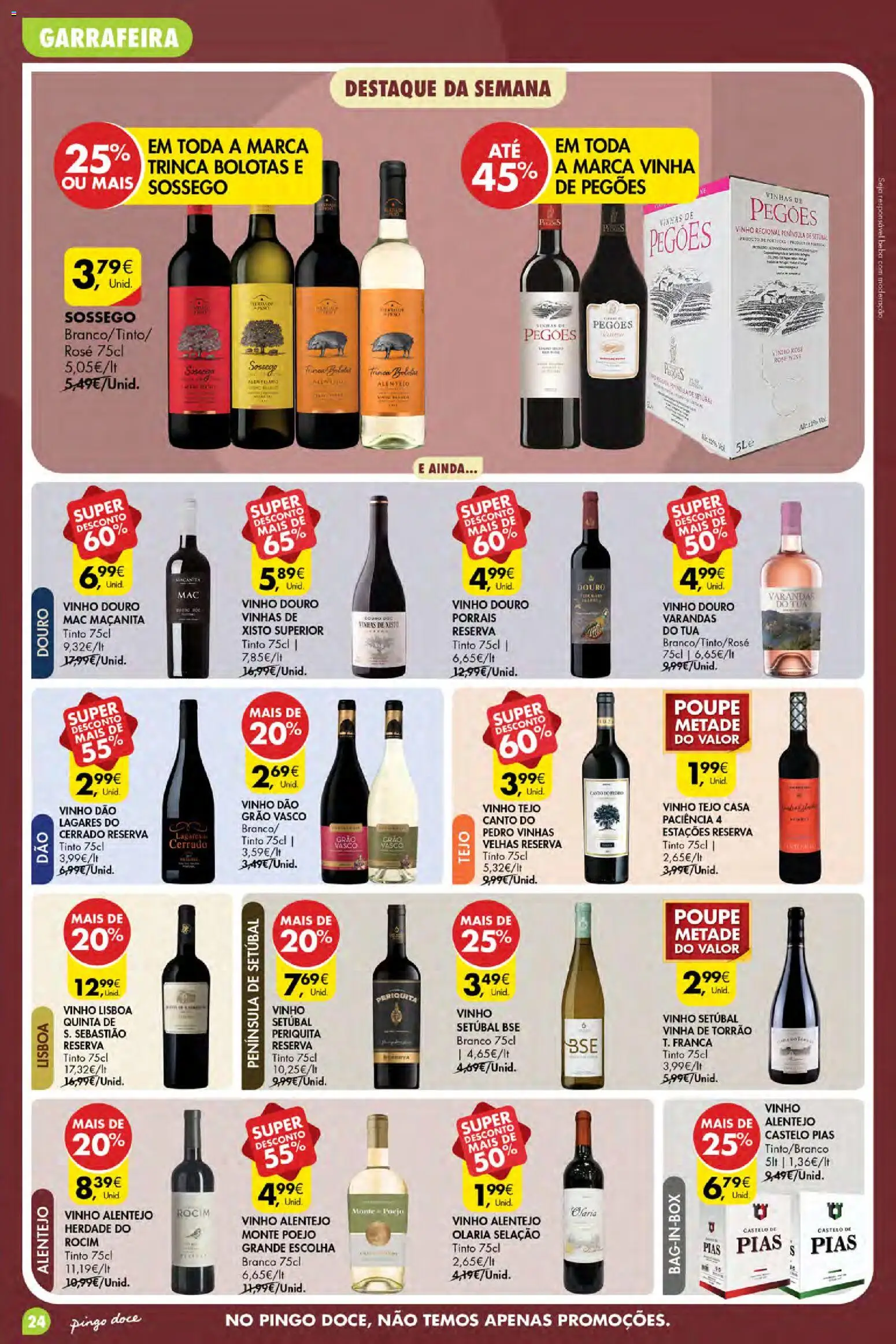 Pingo Doce folheto Poupe Esta Semana Açores │ válido de 08/10/2026 | Página: 24 | Produtos: Vinho