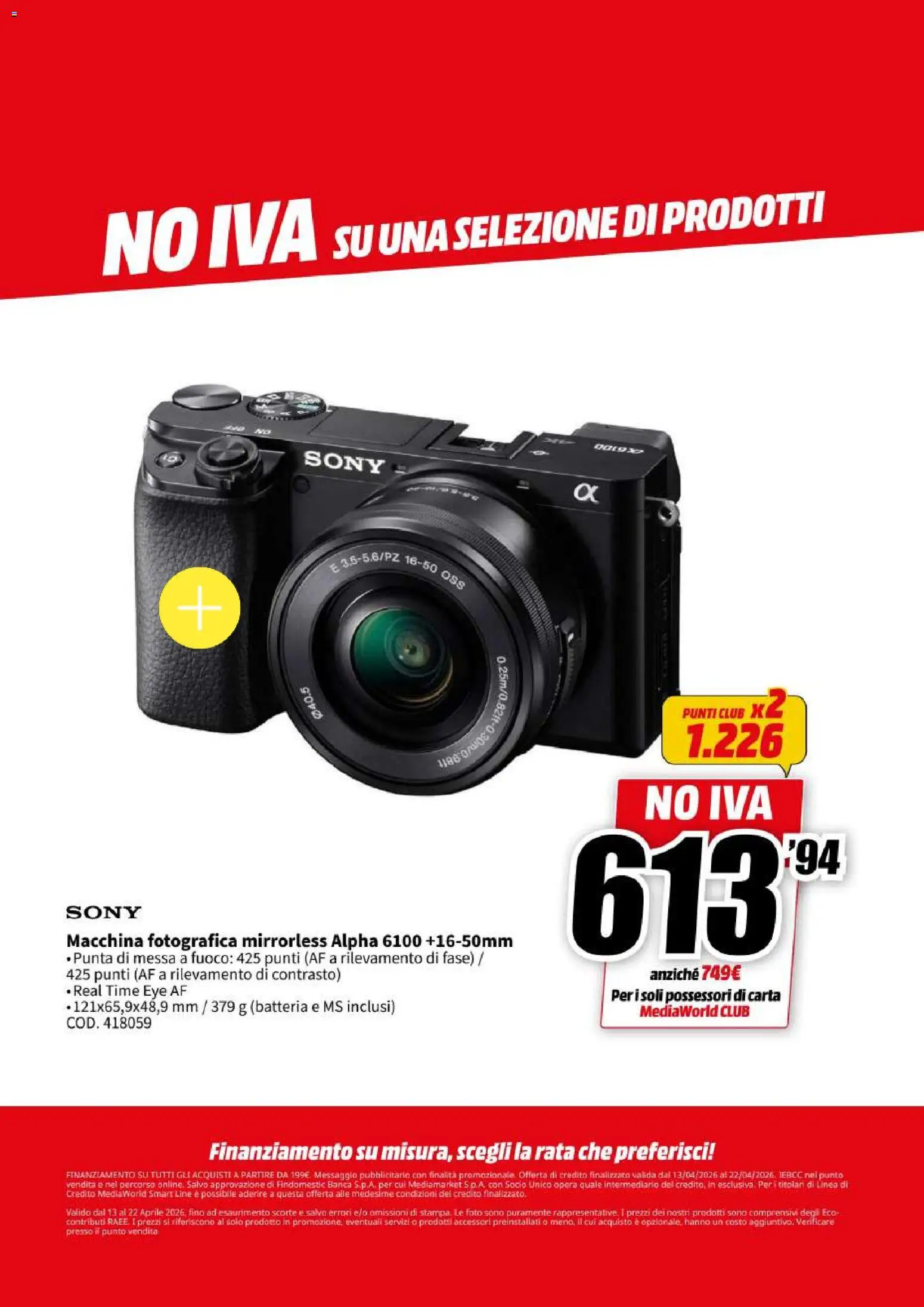 Volantino Media World del 13.04.2026 | Pagina: 19 | Prodotti: Batteria