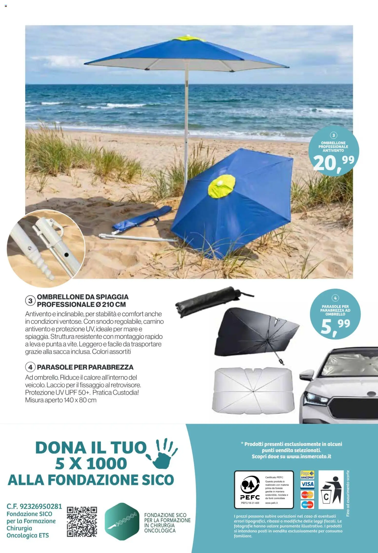 Volantino IN's del 27.05.2026 | Pagina: 24 | Prodotti: Ombrellone, Ombrello
