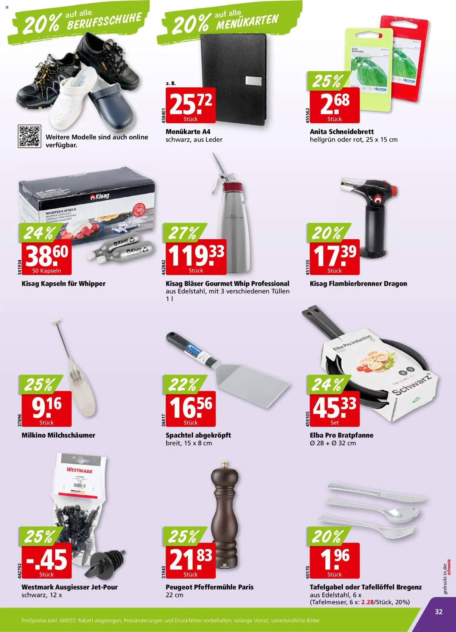 Aligro aktionen Chavannes, Matran, Genf, Sitten – gültig ab 17.08.2026 | Seite: 32 | Produkte: Bilder, Pfeffermühle