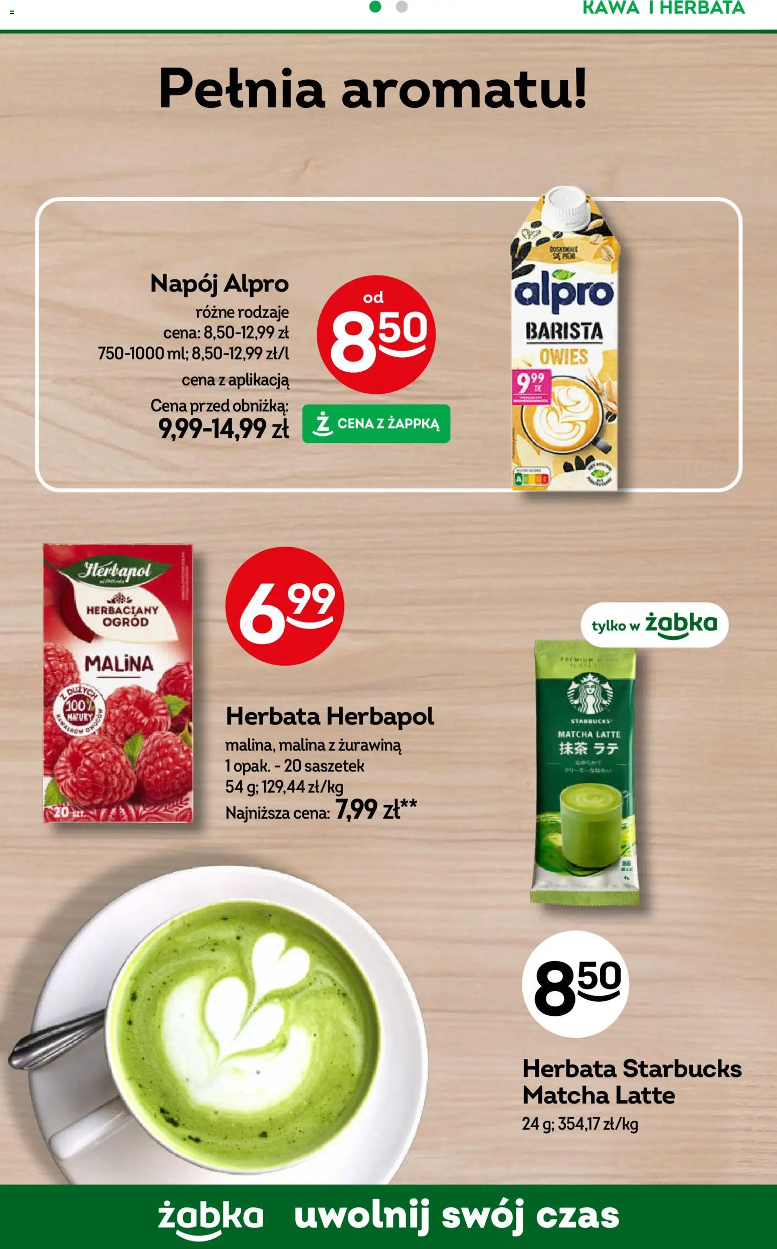 Żabka gazetka - Codzienne produkty od 09.09.2026 | Strona: 14 | Produkty: Malina, Żurawina, Herbata, Matcha