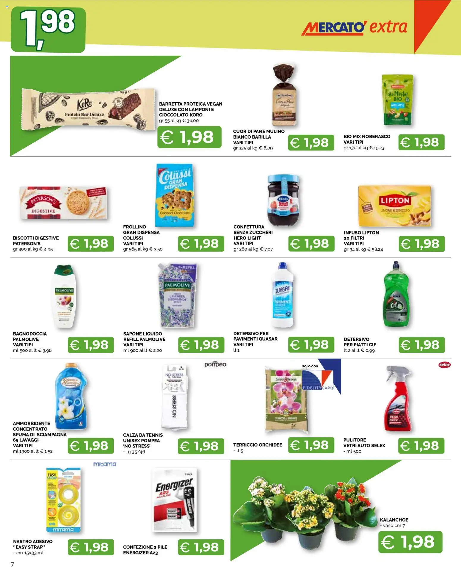 Volantino Mercatò del 17/09/2026 | Pagina: 7 | Prodotti: Ammorbidente, Lamponi, Biscotti, Vaso