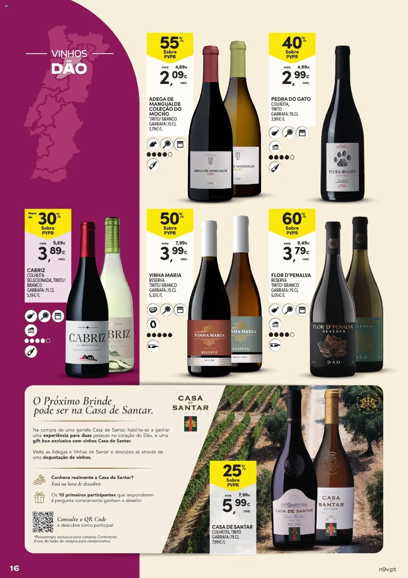 Continente Açores Vinhos, Enchidos e Queijos │ válido de 22/09/2026 | Página: 16