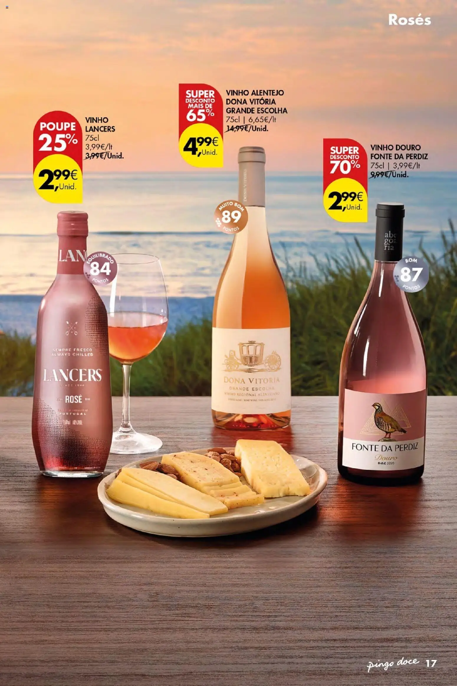 Pingo Doce Folheto Vinhos Frescos Açores │ válido de 02/07/2026 | Página: 17 | Produtos: Vinho