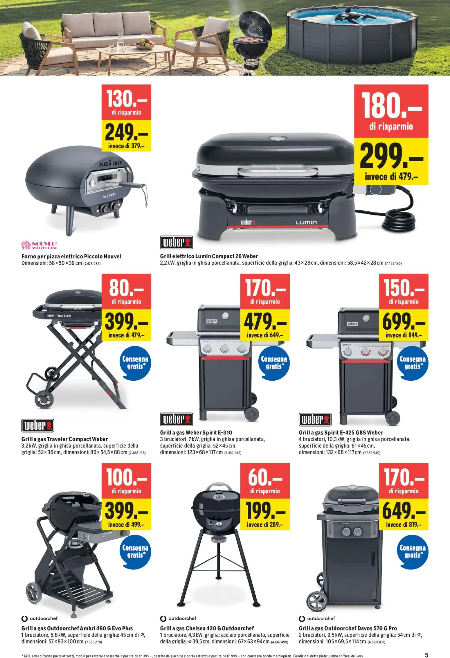 Jumbo aktionen IT – gültig ab 16.07.2026 | Seite: 5 | Produkte: Pizza, Grill
