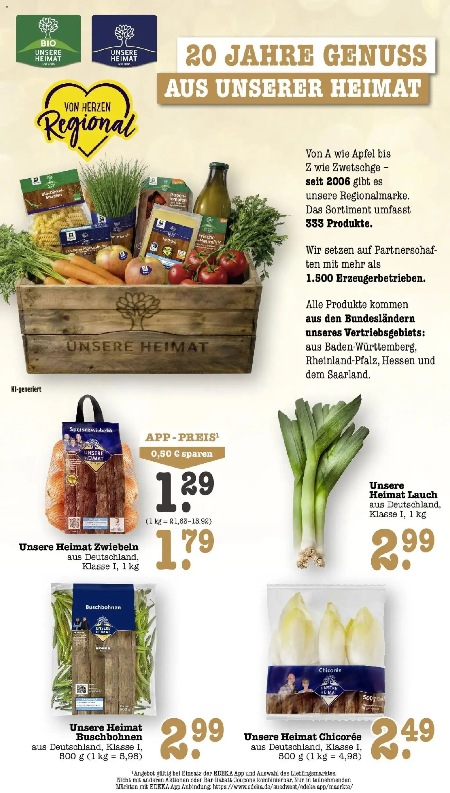 Edeka Prospekt Wörth Am Rhein (ab 21.09.2026) » Angebote Online | Seite: 22 | Produkte: Äpfel, Tomaten, Zwiebeln, Lauch