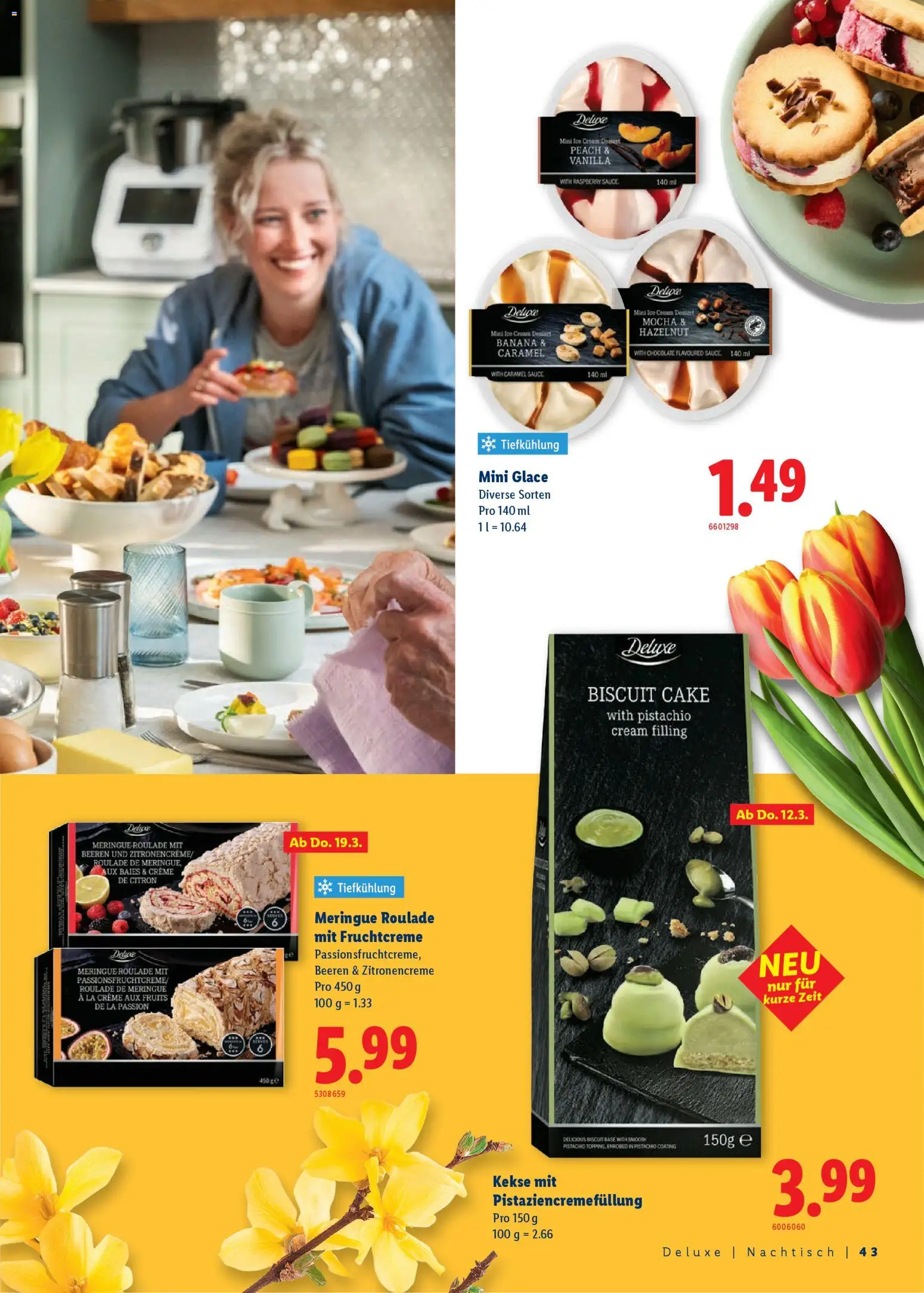 Lidl Aktionen Ostern – gültig ab 26.02.2026 | Seite: 43 | Produkte: Glace, Kekse, Creme