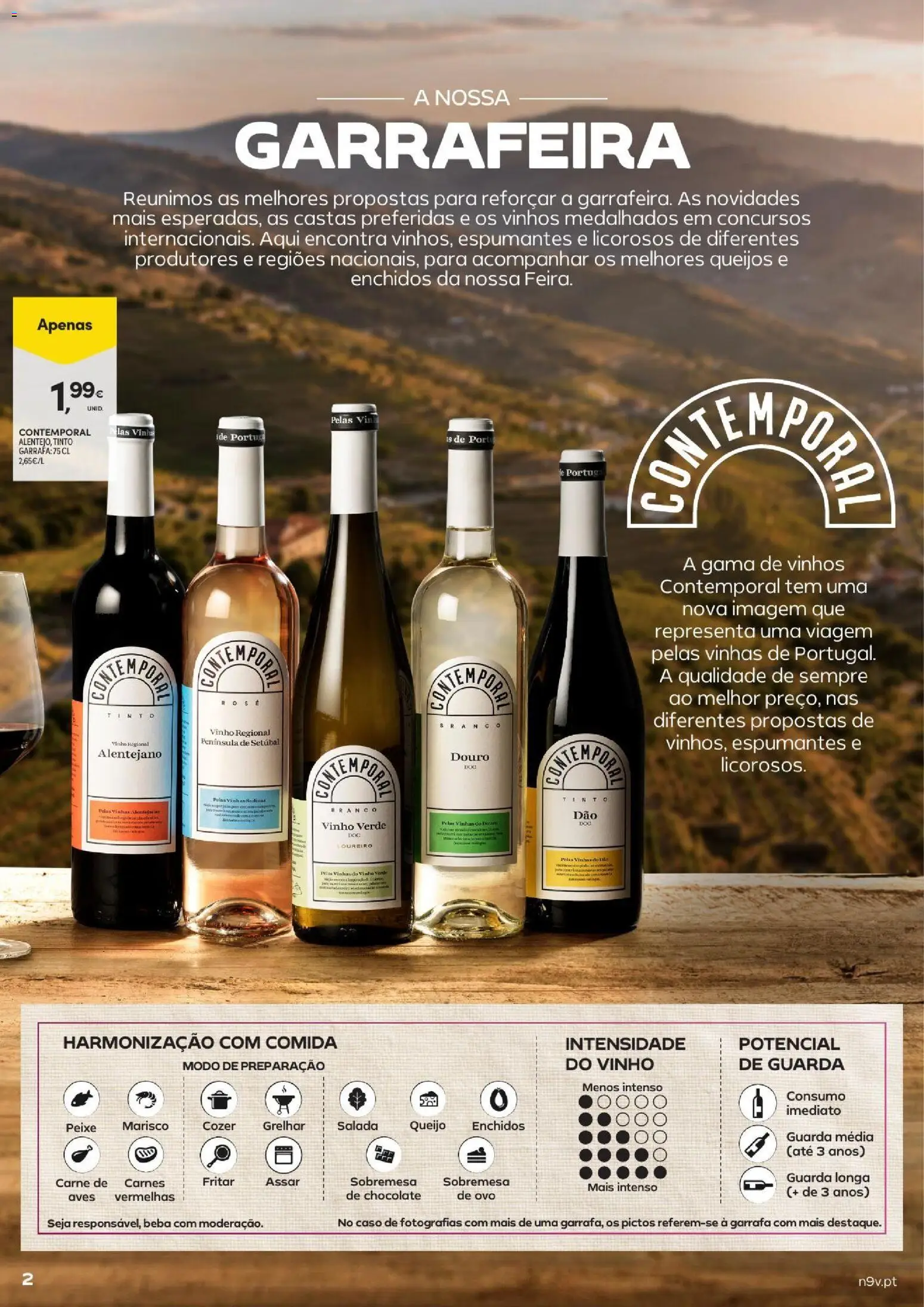 Continente Açores Vinhos, Enchidos e Queijos │ válido de 22/09/2026 | Página: 2 | Produtos: Sobremesa, Vinho, Peixe, Velas