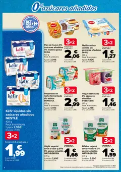 Vista previa Yogur desnatado 0% azúcares añadidos SVELTESSE, Yogur desnatado 0% azúcares añadidos SVELTESSE válido desde el 26/06/2026 | Página: 8 | Productos: Leche, Yogur, Τυρόπιτα, Té