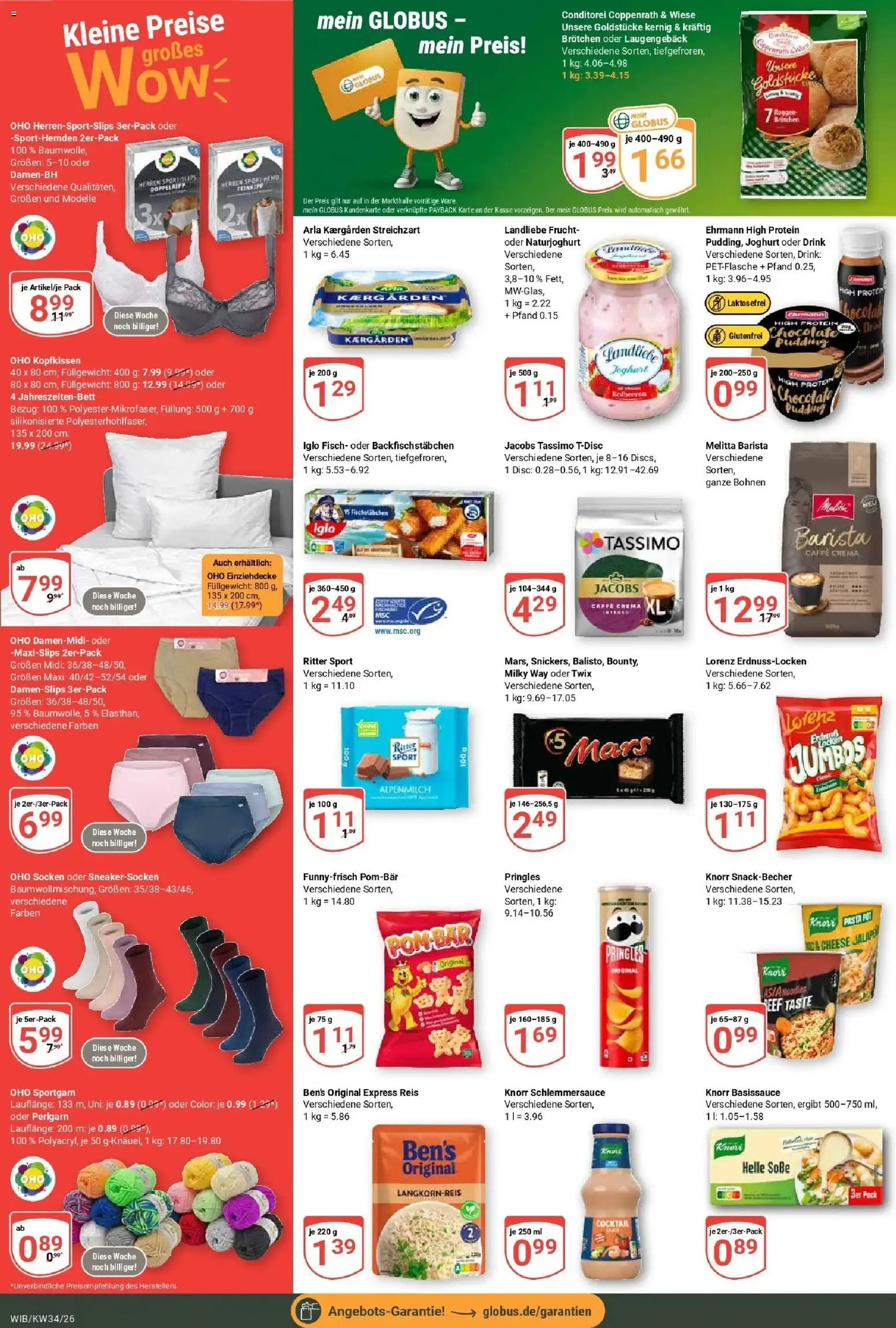 Globus Prospekt Wiesbaden-Nordenstadt (ab 17.08.2026) » Angebote online | Seite: 2 | Produkte: Melitta, Iglo, Pudding, Fisch