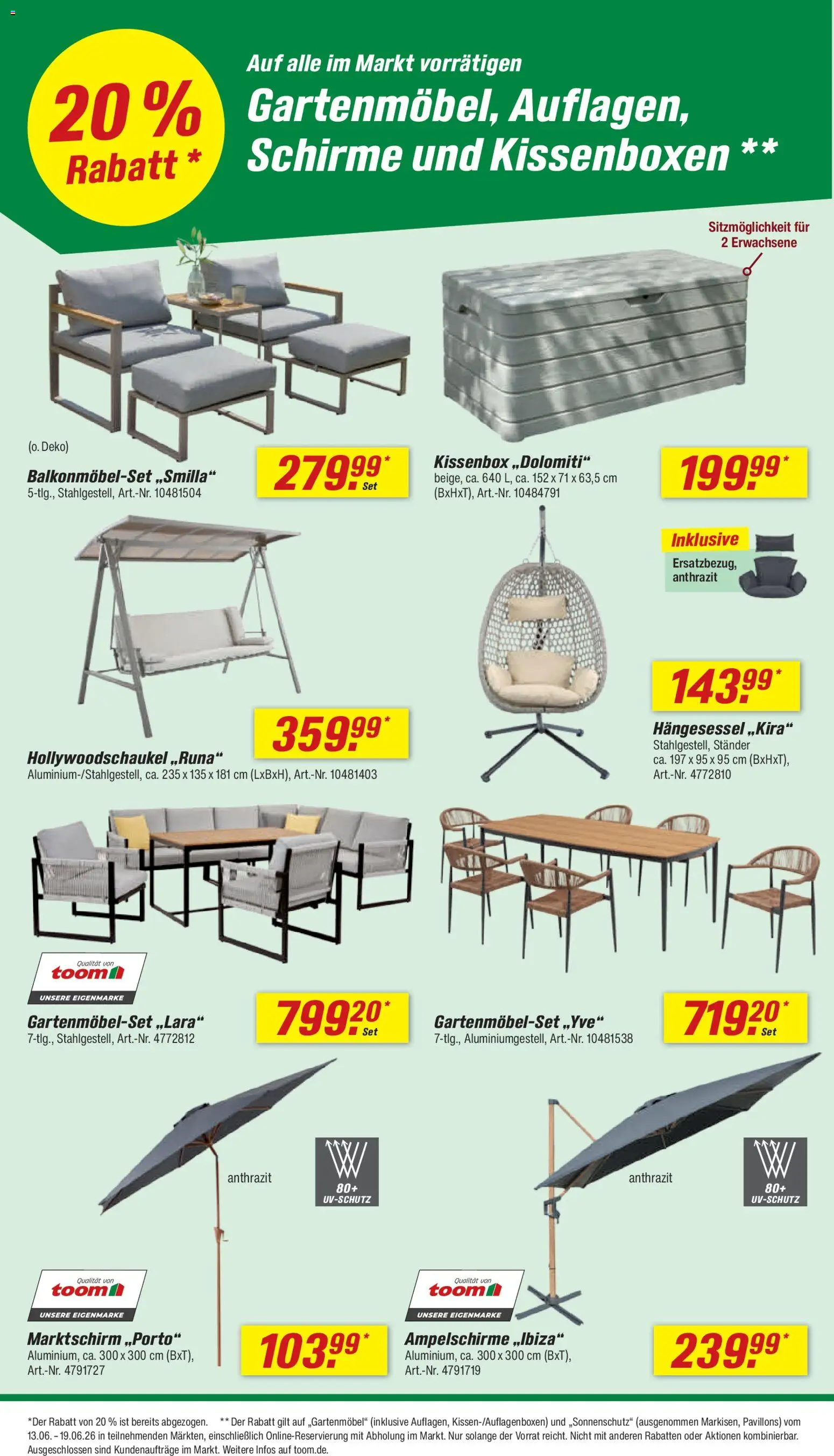 Toom Baumarkt Prospekt – gültig ab 13.06.2026 | Seite: 8