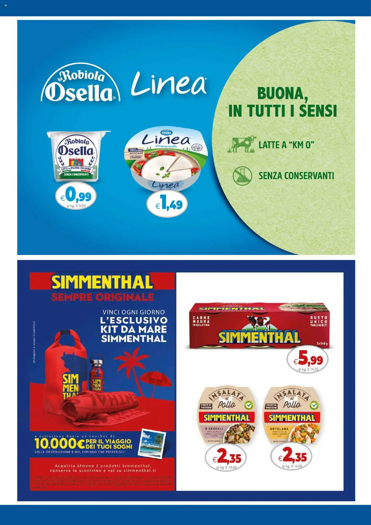 Volantino Famila del 06/08/2026 | Pagina: 2 | Prodotti: Cereali, Latte, Carne, Robiola
