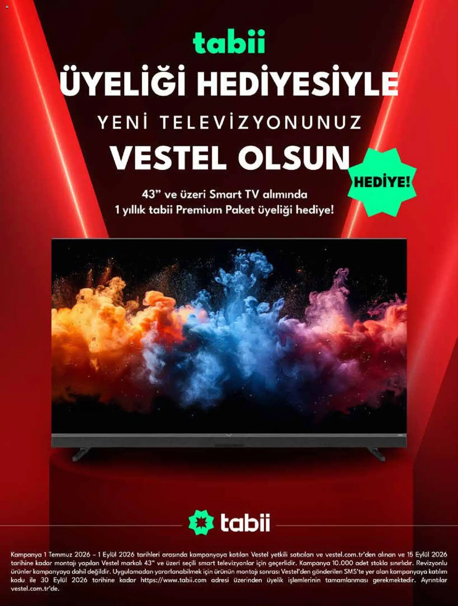Vestel - Tüketici Elektroniği - 01 Ağustos 2026 tarihinden itibaren geçerlidir | Sayfa: 16 | Ürünler: TV