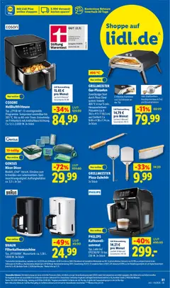 Náhled letáku Lidl Německo leták od 21.09.2026 | Strana: 45 | Produkty: Nicer Dicer, Telefon