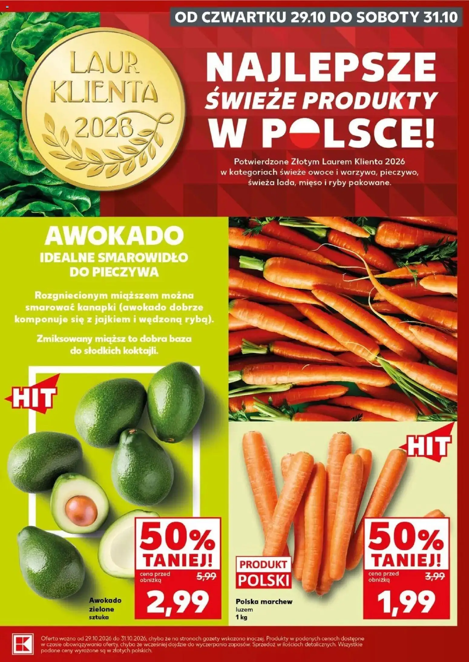 Kaufland gazetka - Super sobota od 31.10.2026 - od jutra PDF | Strona: 7 | Produkty: Mięso, Ryby, Awokado, Owoce