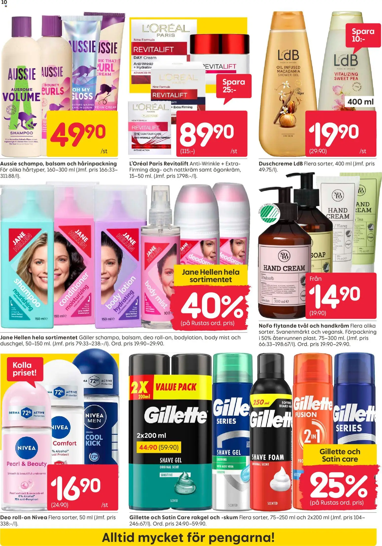 Rusta reklamblad aktuell från 31/08/2026 | Sida: 10 | Produkter: Tvål, Deodorant, Aloe vera, Nattkräm