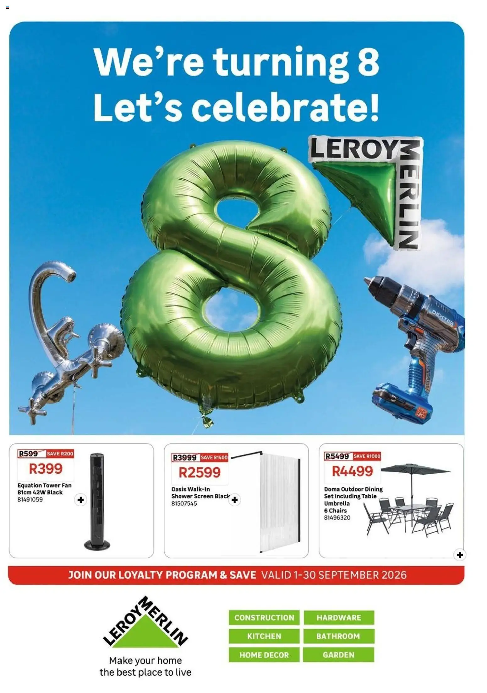 New Leroy Merlin catalogue – valid from 01/09/2026 | Page: 1