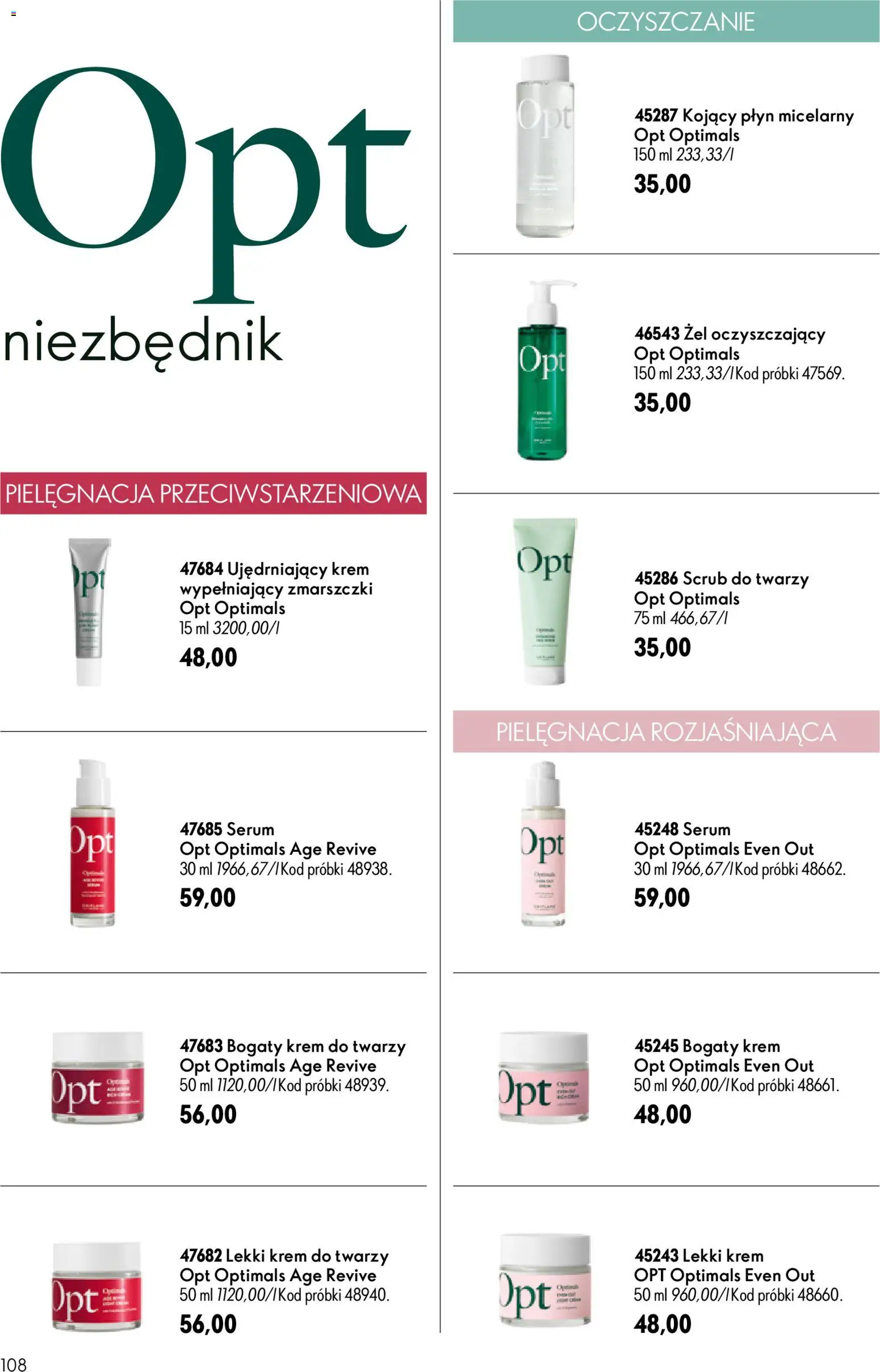 Oriflame Katalog 9 2026 od 17.06.2026 | Strona: 108 | Produkty: Krem, Krem do twarzy