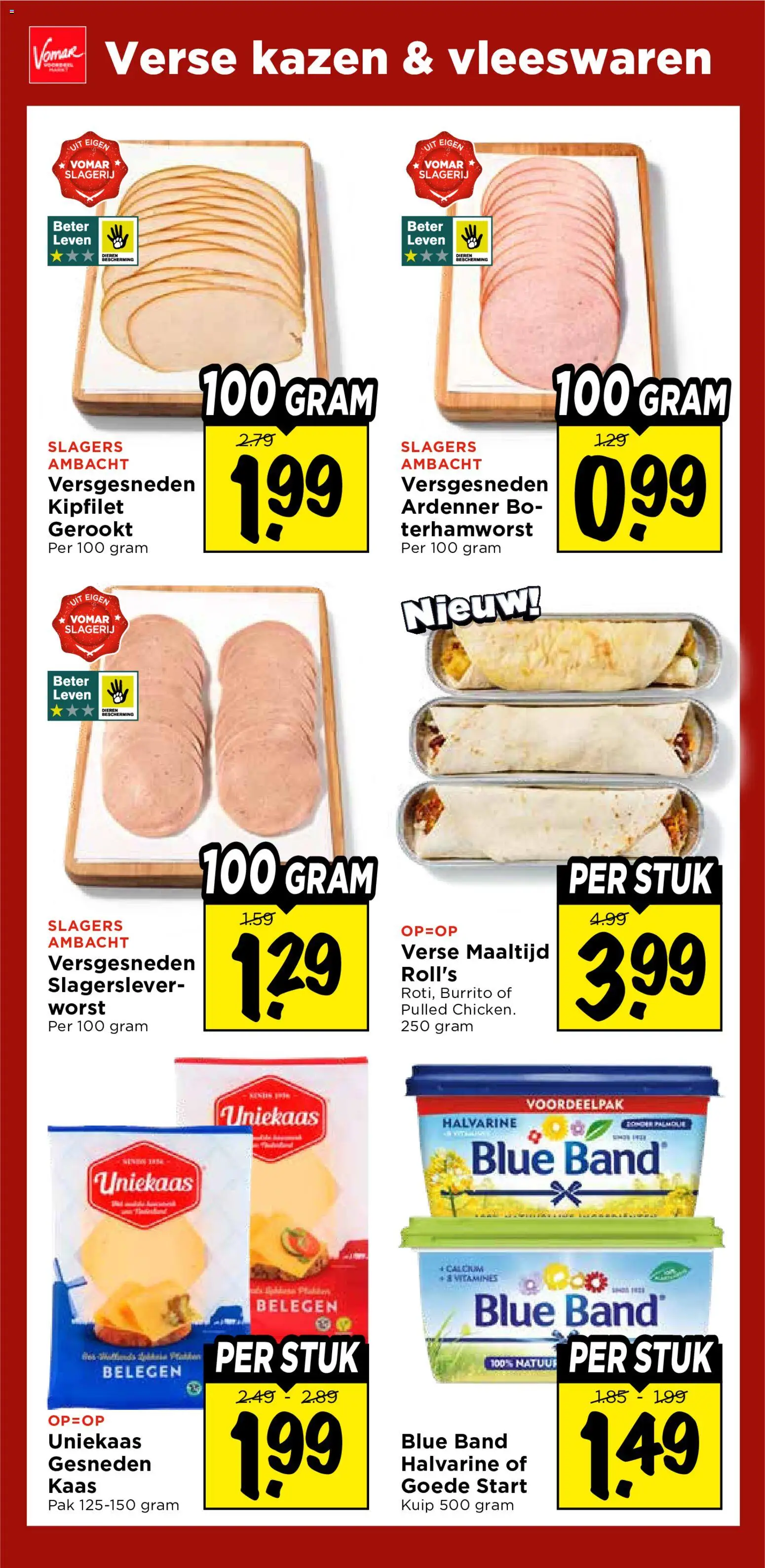 {H1} | Pagina: 32 | Producten: Kaas, Burrito, Worst, Vleeswaren
