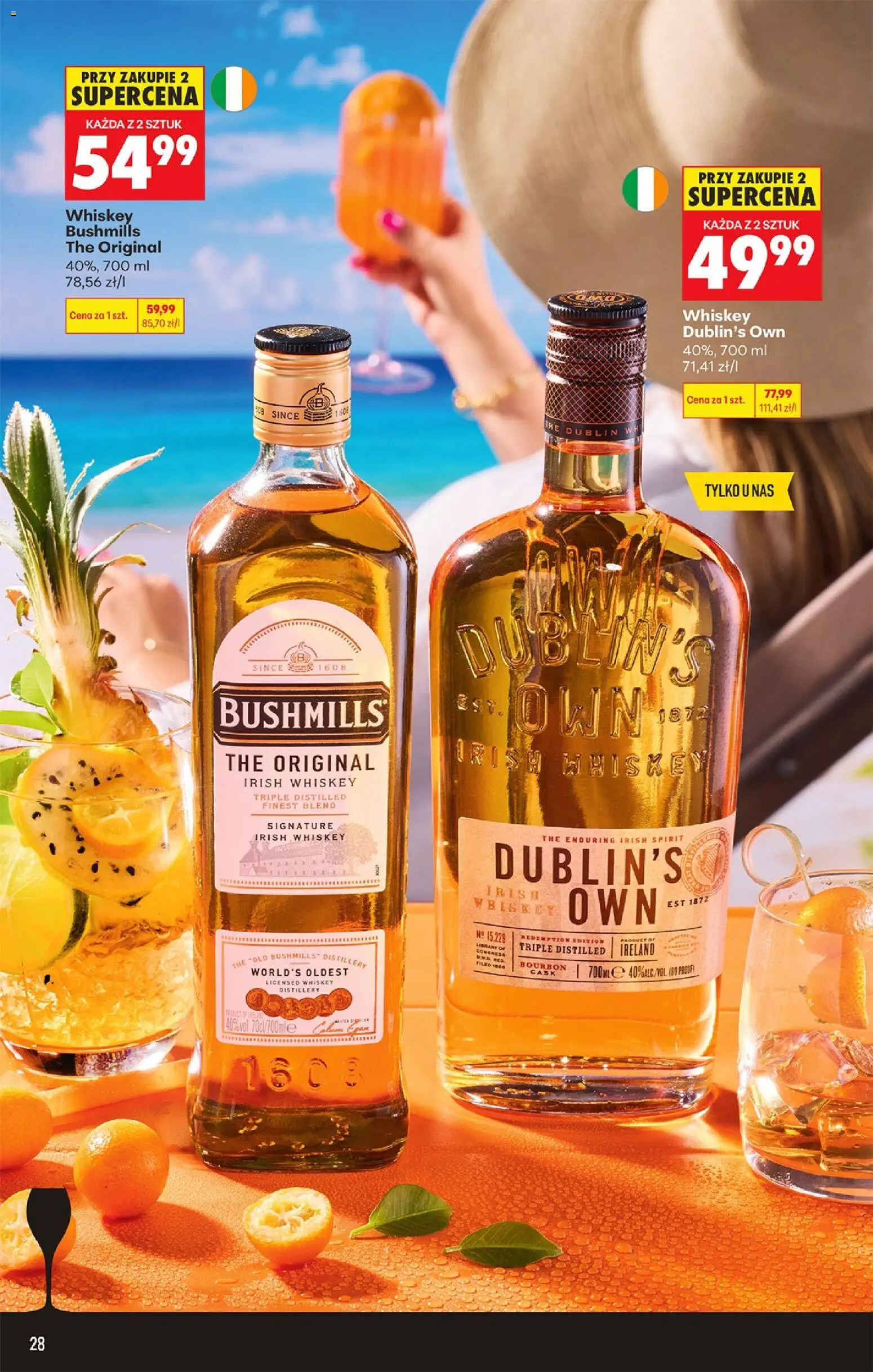 Biedronka gazetka - Czas na toast od 13.07.2026 | Strona: 28 | Produkty: Bourbon