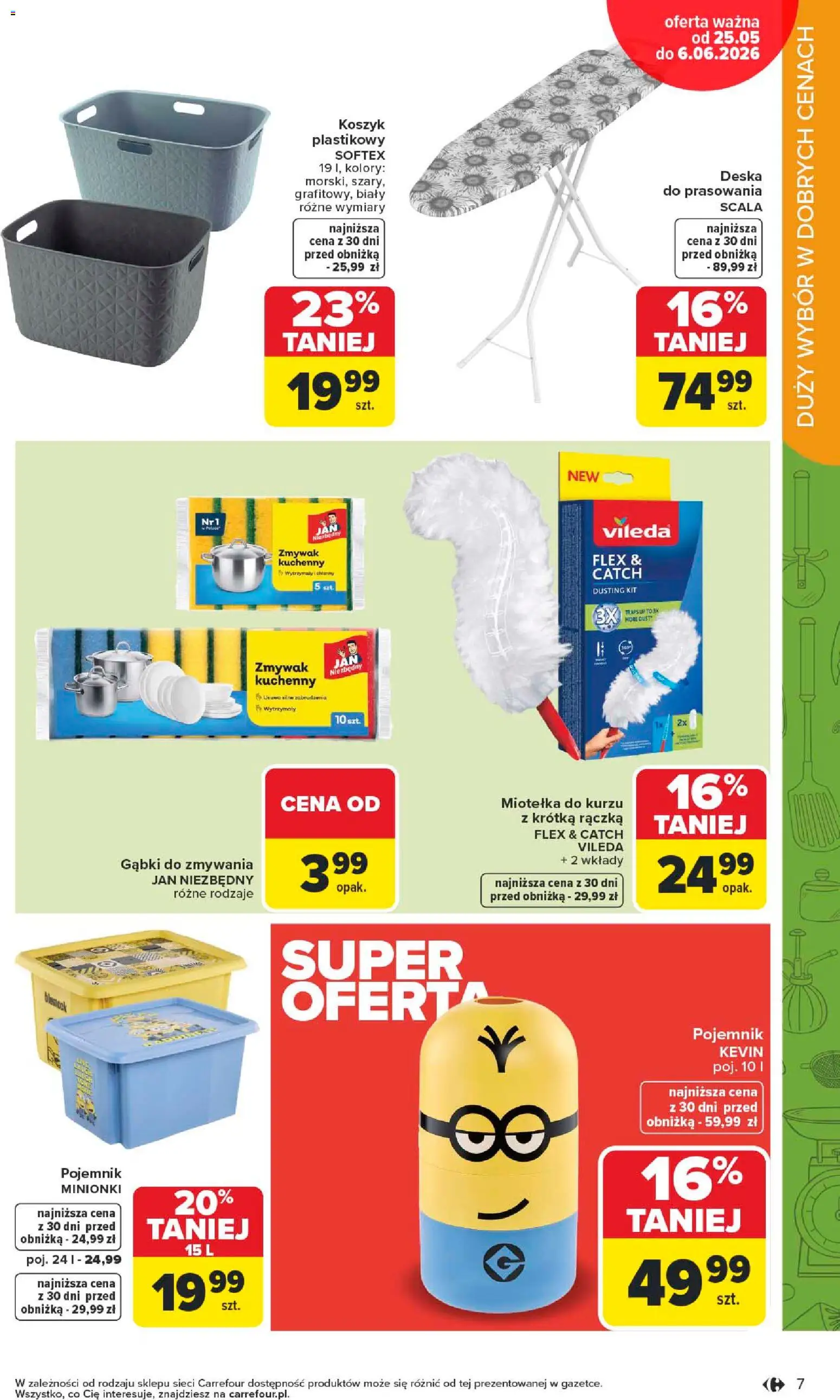 Carrefour gazetka - Łap super okazje od 25.05.2026 | Strona: 7 | Produkty: Vileda