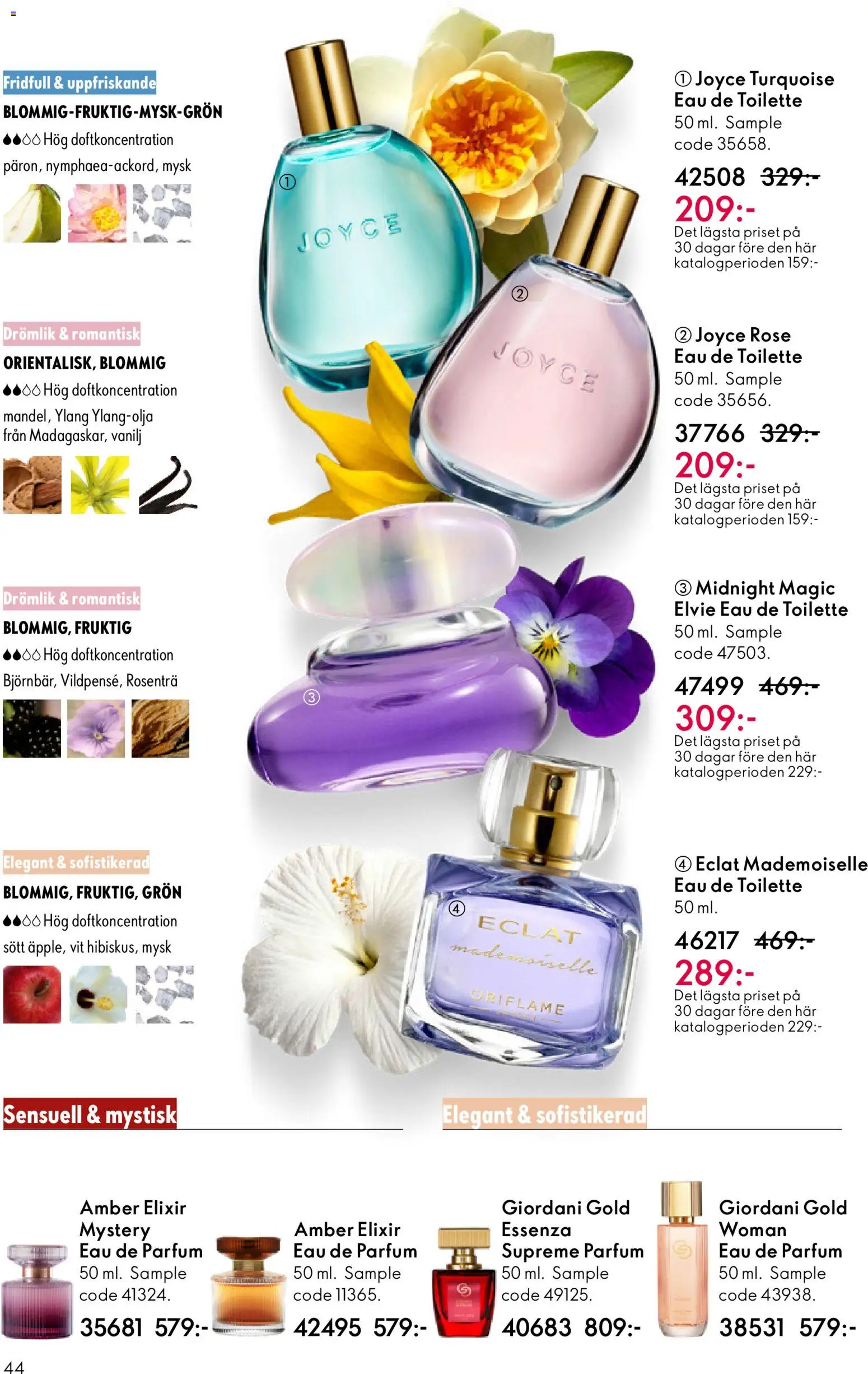 Oriflame reklamblad aktuell från 11.03.2026 | Sida: 44 | Produkter: Eau de toilette