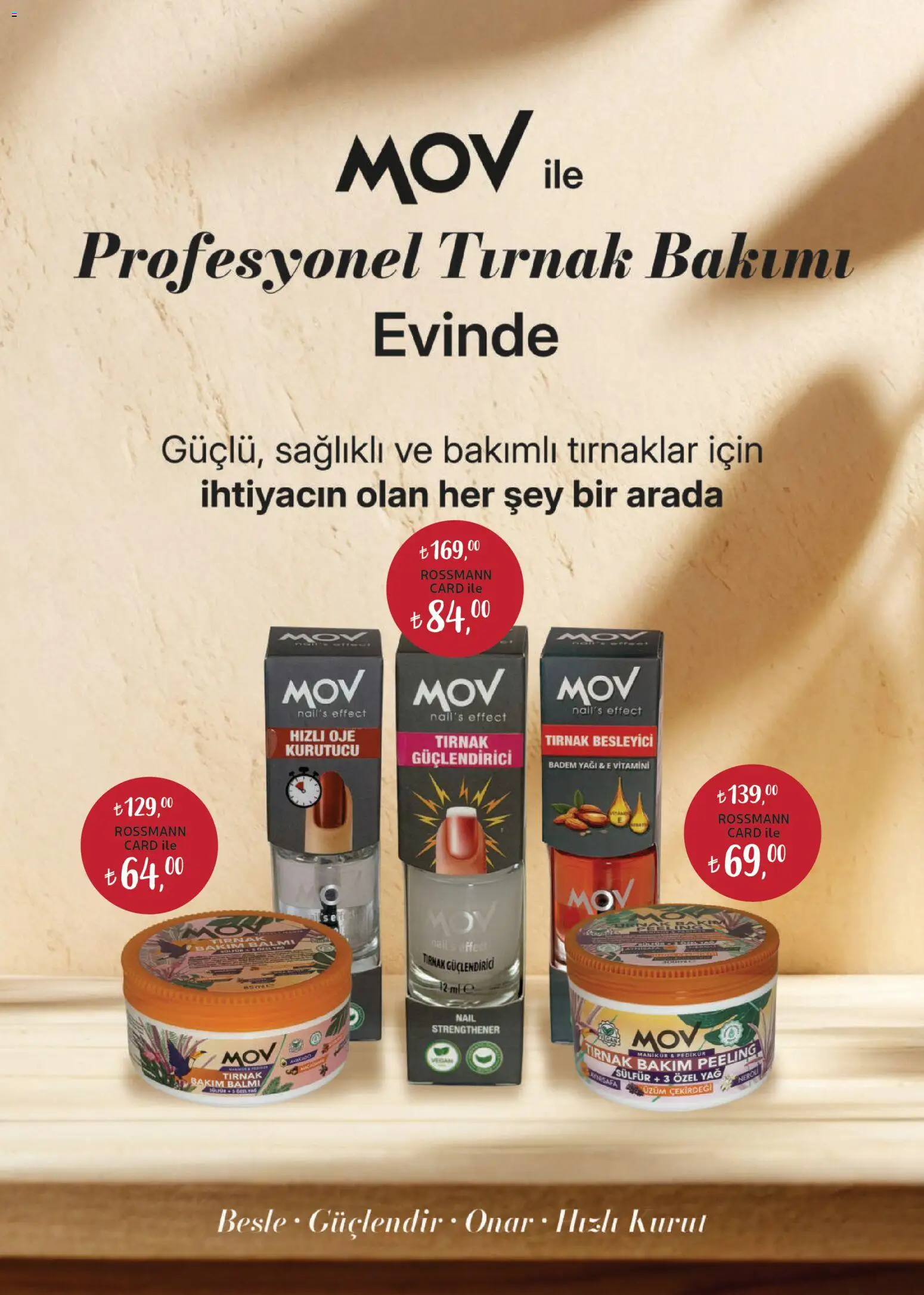 Rossmann İndirim - 01.04.2026 tarihinden itibaren geçerlidir | Sayfa: 18 | Ürünler: Yağ, Badem, Üzüm, Kurutucu