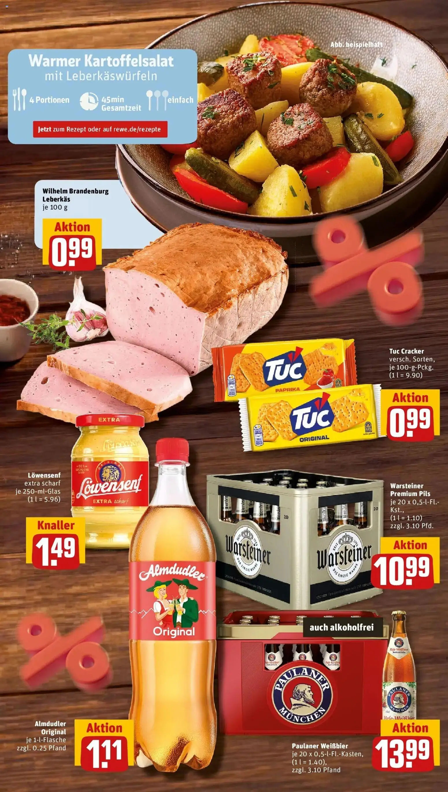 REWE Prospekt ab 14.09.2026 zum Blättern » Angebote | Seite: 17 | Produkte: Weißbier, Pils, Paprika, Warsteiner