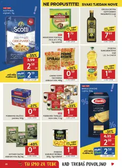 BARILLA LASAGNE s Jajima, 500g, Lasagne with eggs, 500g - Pregled kataloga iz trgovine Konzum, vrijedi od 20.05.2026 | Stranica: 28