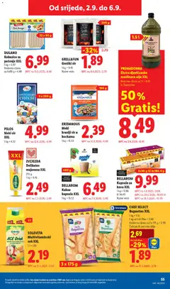PRIMADONNA Ekstra djevičansko maslinovo ulje XXL, Iz Španjolske - Pregled kataloga iz trgovine Lidl, vrijedi od 31.08.2026 | Stranica: 55