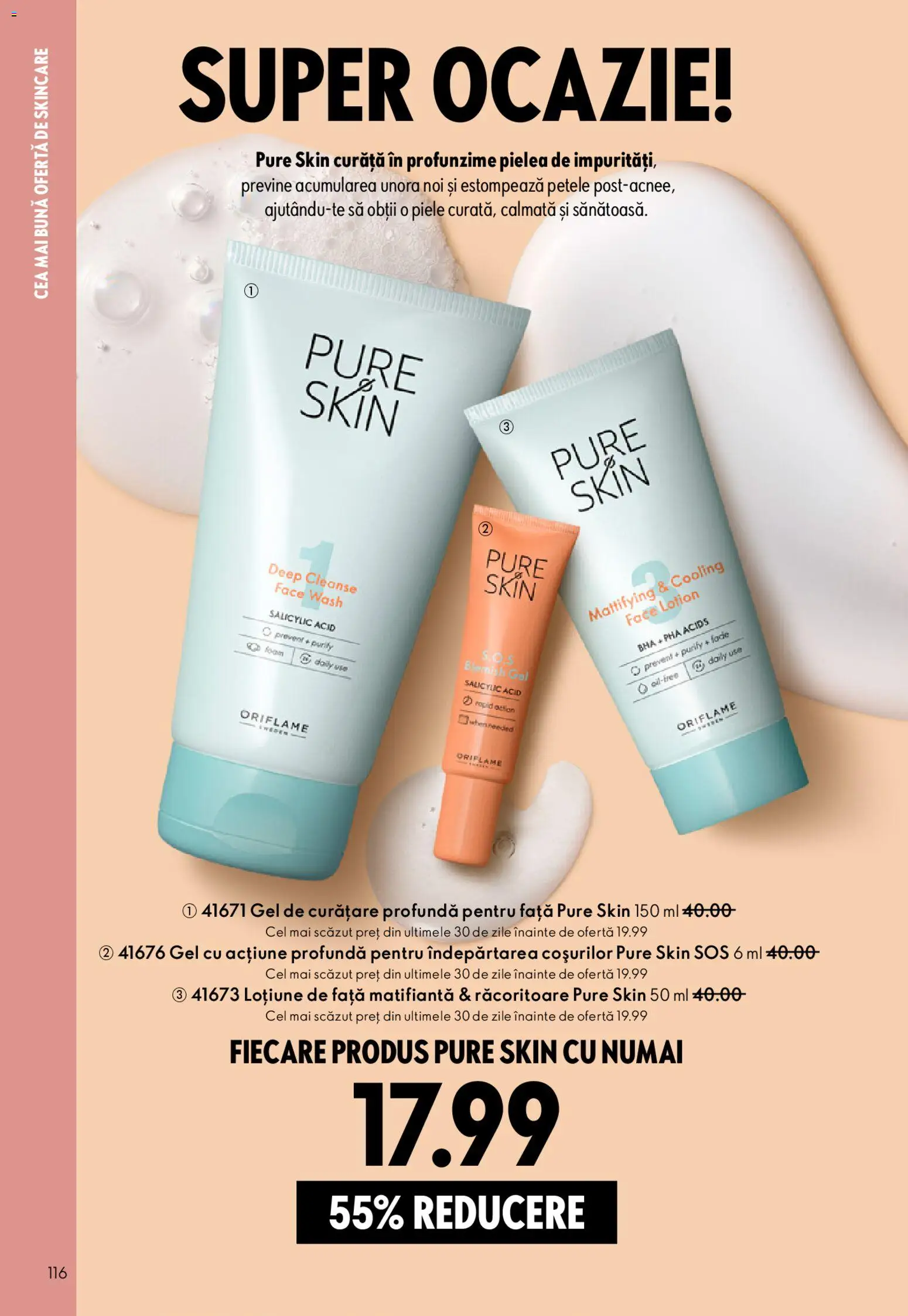 Noul catalog Oriflame – valabil de la 06.05.2026 | Pagină: 116 | Produse: Gel de curățare, Sos