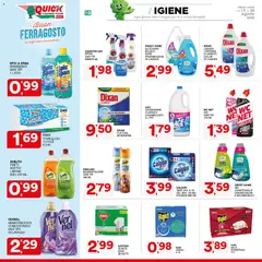 Anteprima del volantino SISA volantino Quick valido a partire dal 13/08/2026 | Pagina: 10 | Prodotti: Tè, Piatti, Candeggina, Bicarbonato