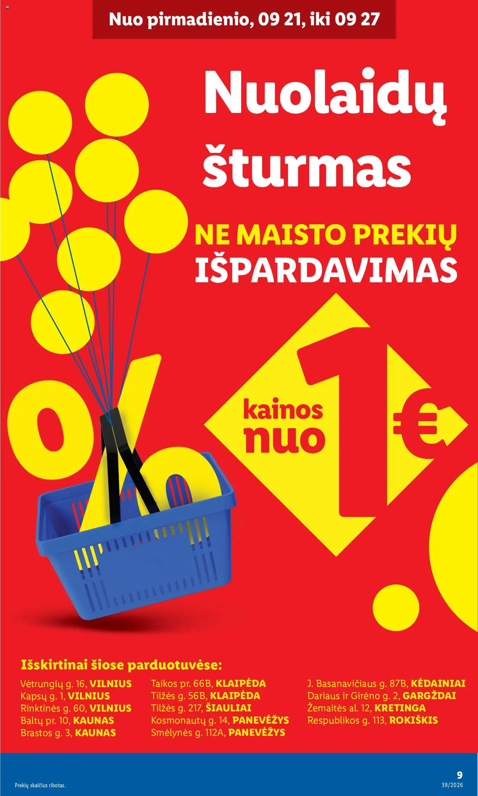 LIDL akcijos nuo 2026.09.21 | Puslapis: 9