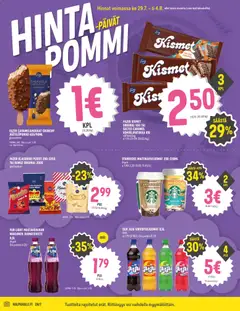 Halpa Halli-mainoslehti voimassa 29/07/2026 alkaen | Sivu: 4 | Tuotteet: Virvoitusjuomat, Voi