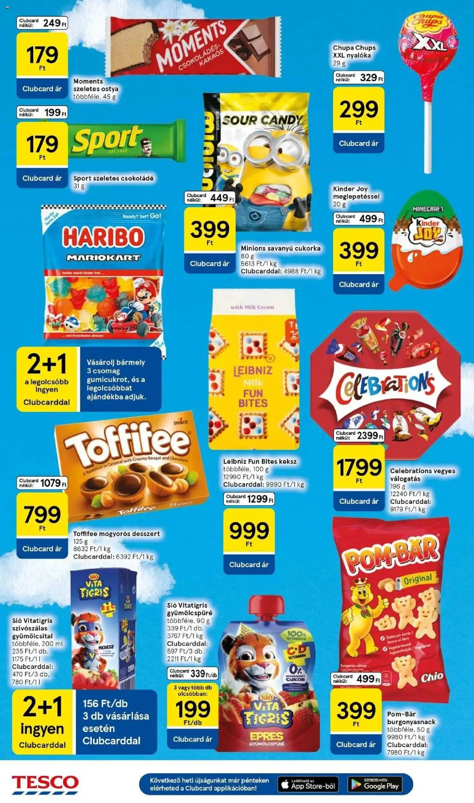Tesco akciós ujság - amely érvényes a következő dátumtól: 28.05.2026 | Oldal: 12 | Termékek: Gyümölcsital, Gyümölcs, Toffifee, Cukor