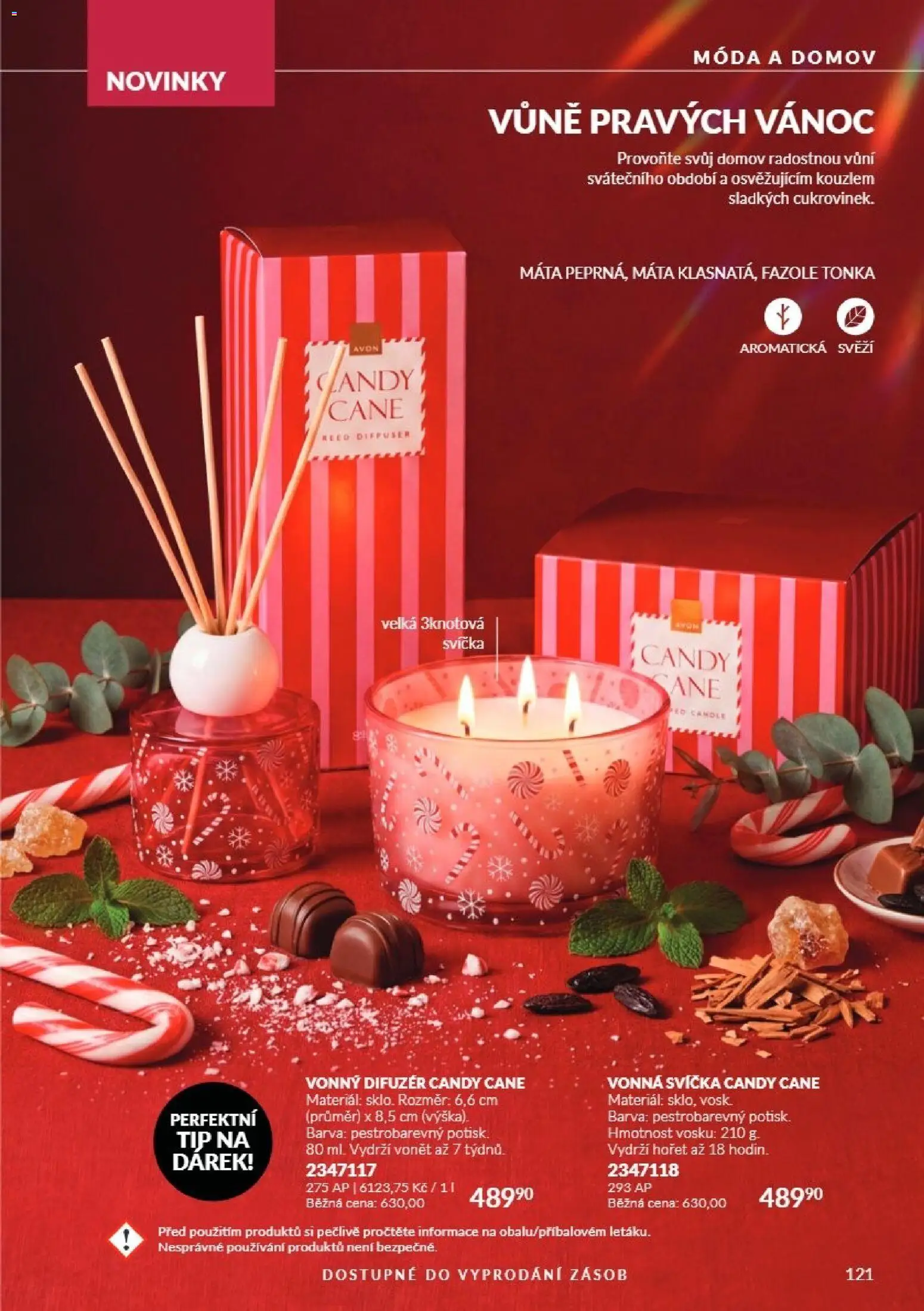 Avon Katalog 11/2026 od 01.11.2026 | Strana: 121 | Produkty: Difuzér, Svíčka, Fazole