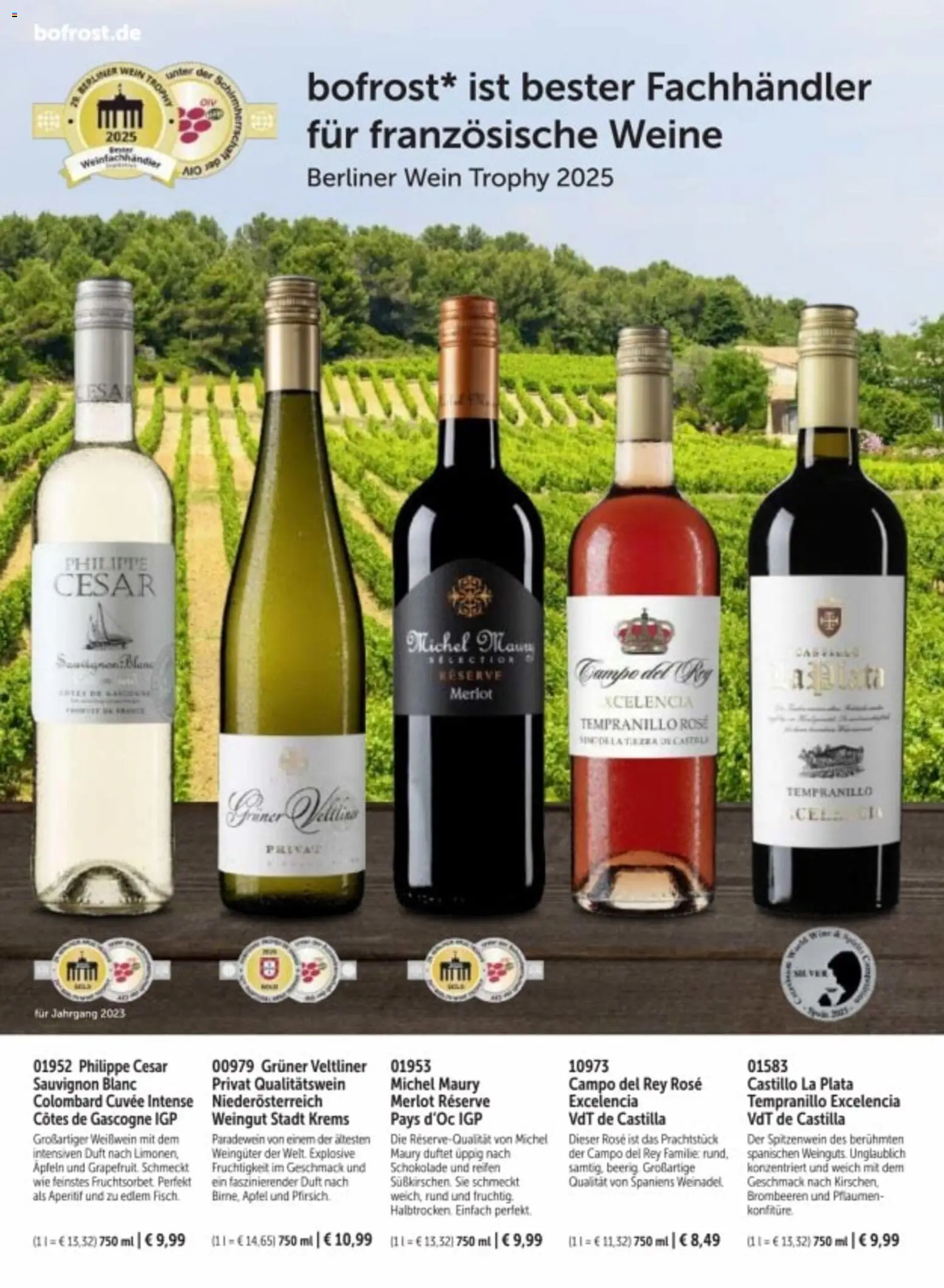 Bofrost Katalog – gültig ab 06.03.2026 | Seite: 140 | Produkte: Pflaumen, Merlot, Äpfel, Wein