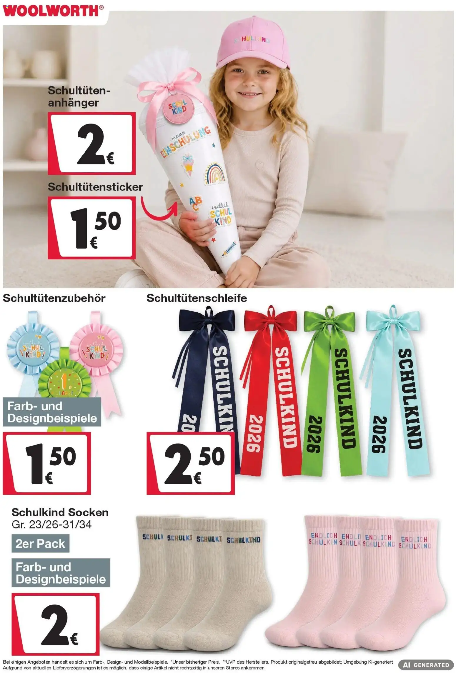 Woolworth - Woolworth: Schul'JA! von 28.08.2026 - Aktuelle Angebote | Seite: 23 | Produkte: Socken