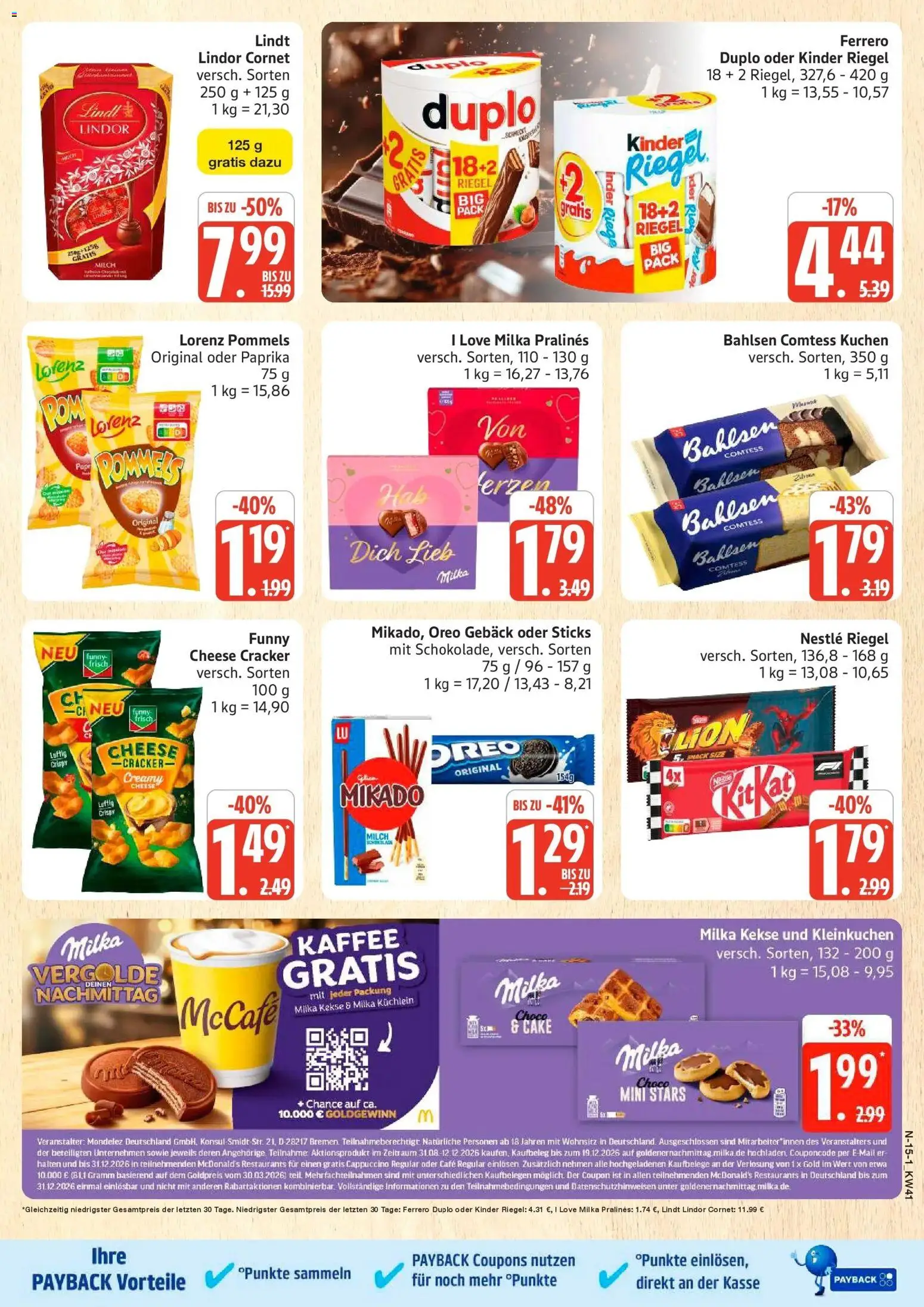 Marktkauf Prospekt Buxtehude (ab 05.10.2026) » Angebote online | Seite: 15 | Produkte: Funny frisch, Paprika, Lindt, Kekse
