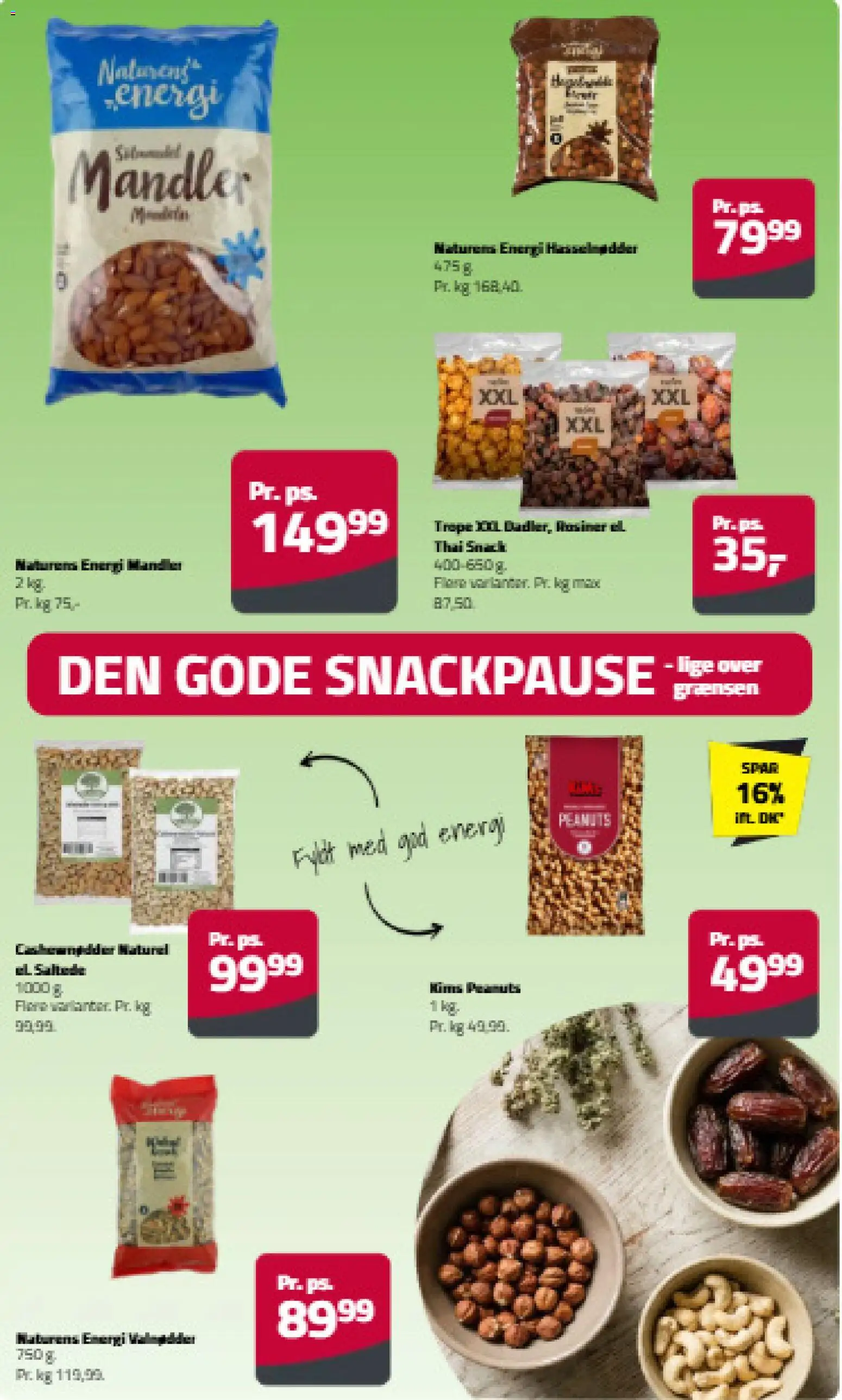 Fleggaard tilbudsavis – gyldig fra 05/08/2026 | Side: 13 | Produkter: Rosiner, Mandler