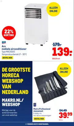 Makro folder - Voorbeeld van een folder van Makro, geldig van 17-06-2026 | Pagina: 144 | Producten: Tas, Messenset