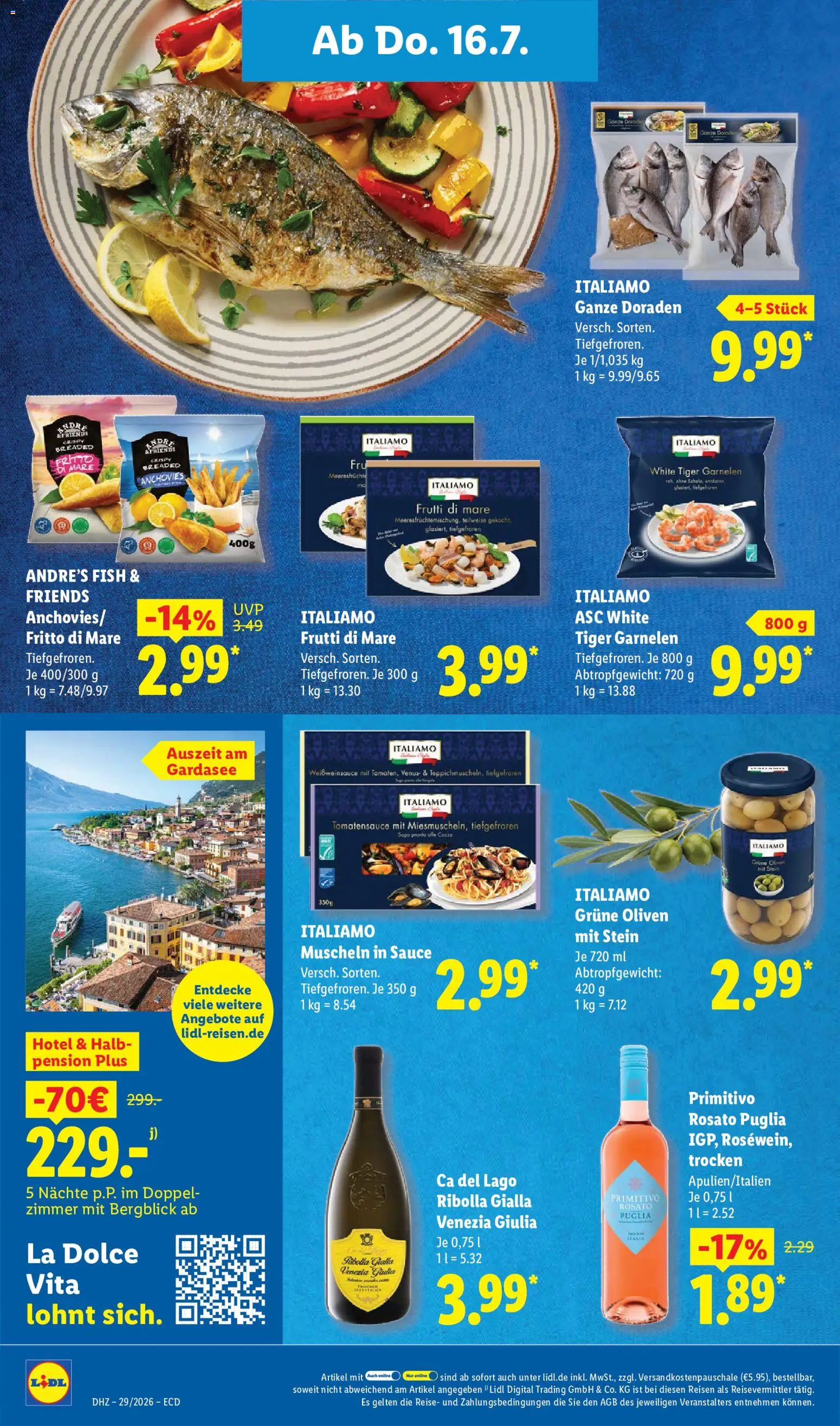Lidl Prospekt – gültig ab 13.07.2026 | Seite: 58 | Produkte: Garnelen, Tiger garnelen