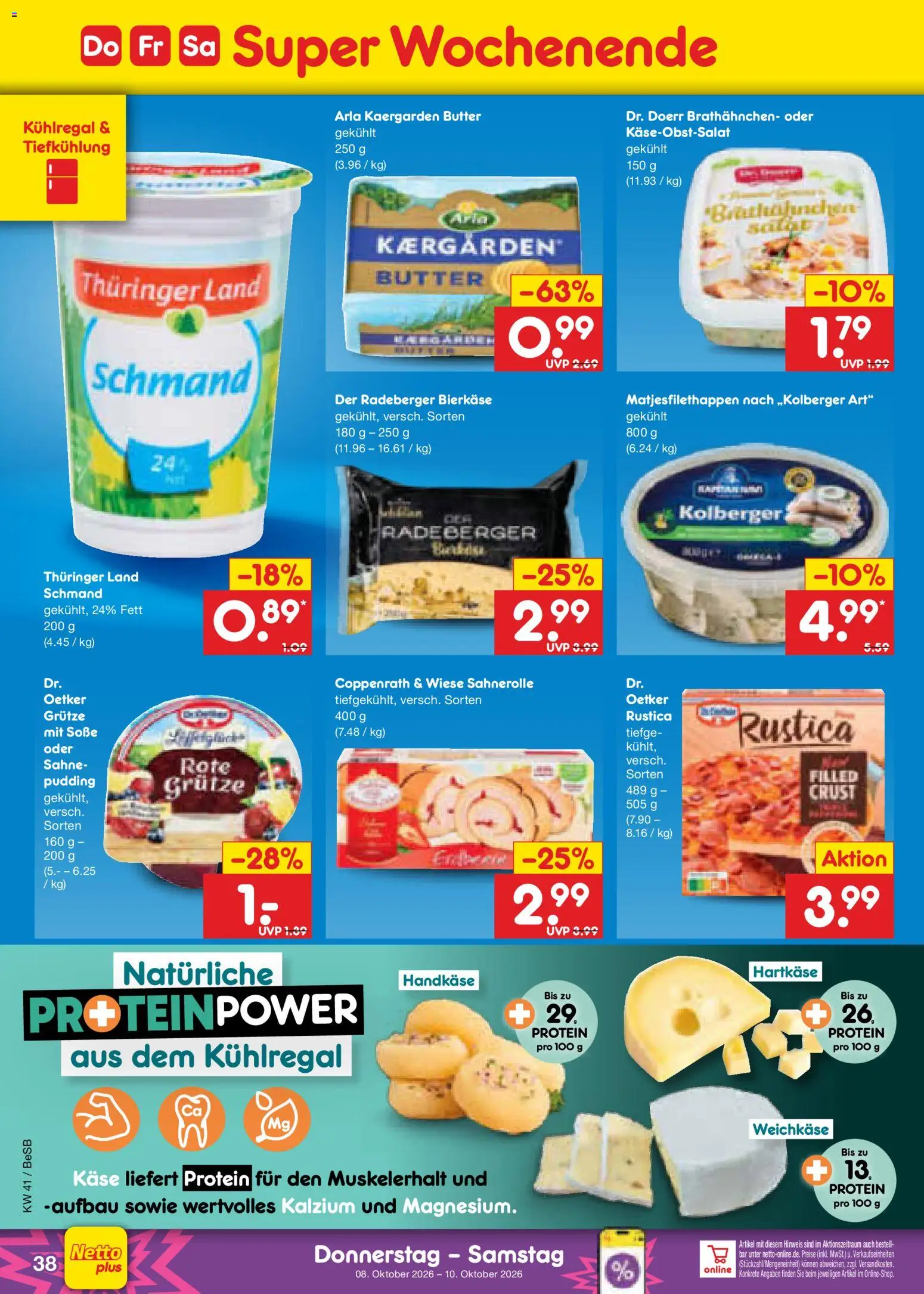 Netto Marken-Discount Prospekt – gültig ab 05.10.2026 | Seite: 48 | Produkte: Käse, Pudding, Soße, Sahne