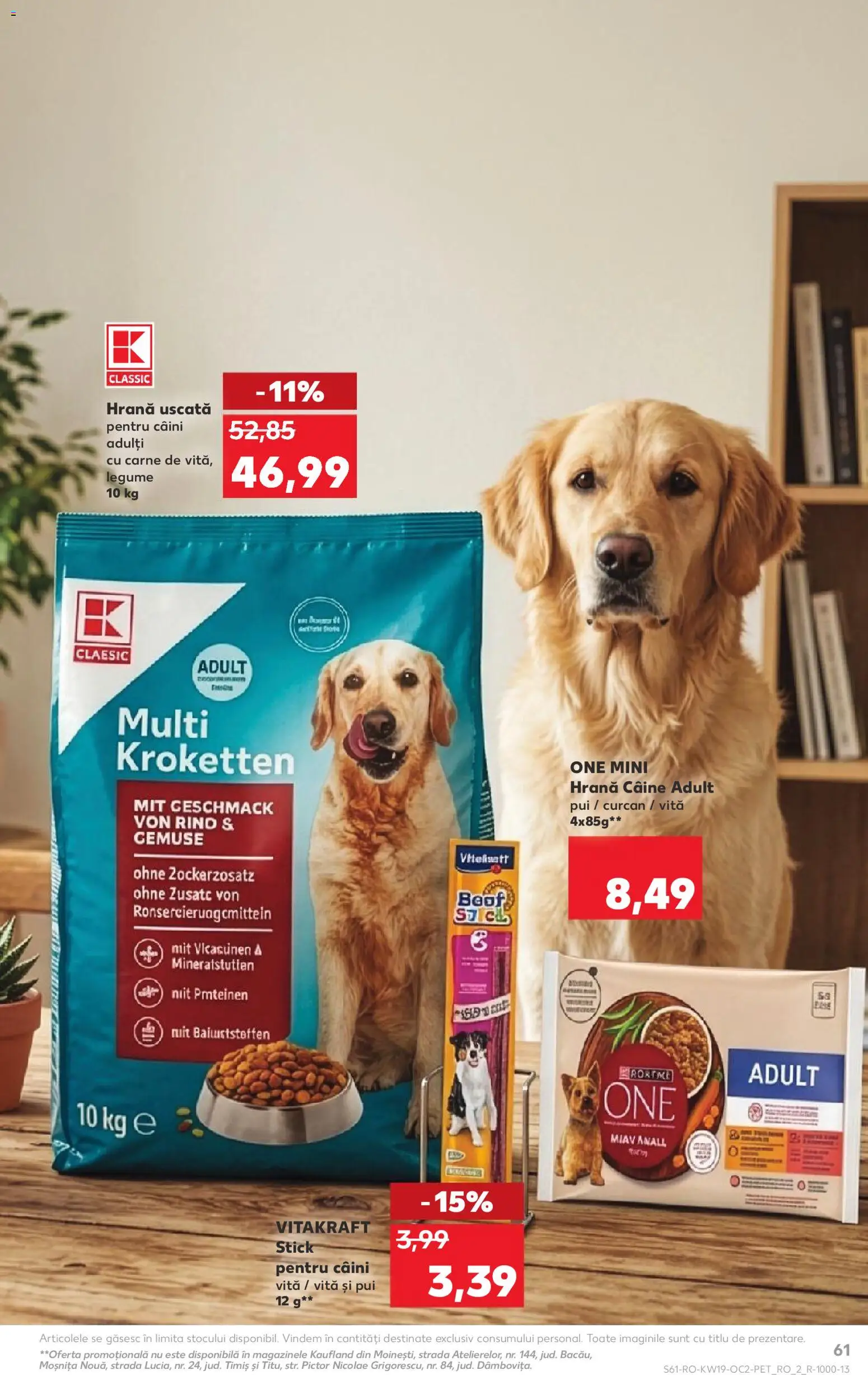 Noul catalog Kaufland – valabil de la 06.05.2026 | Pagină: 61 | Produse: Hacıyatmaz Kedi Oyuncağı, Carne De Vită, Legume