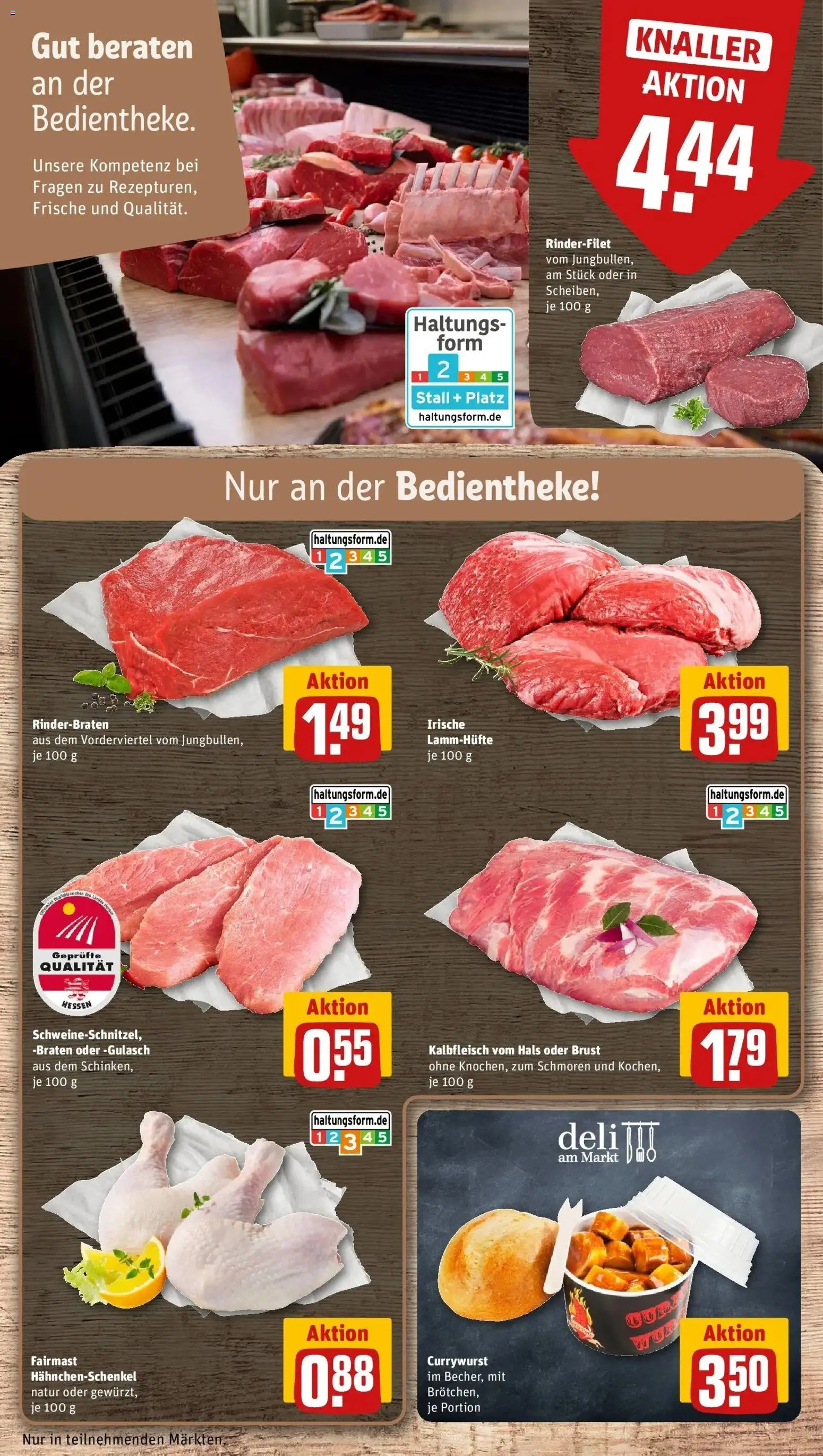 Rewe Prospekt Gründau / Lieblos	 – gültig ab 15.03.2026 | Seite: 12 | Produkte: Rinderbraten, Hahnchenschenkel, Rinderfilet, Gulasch
