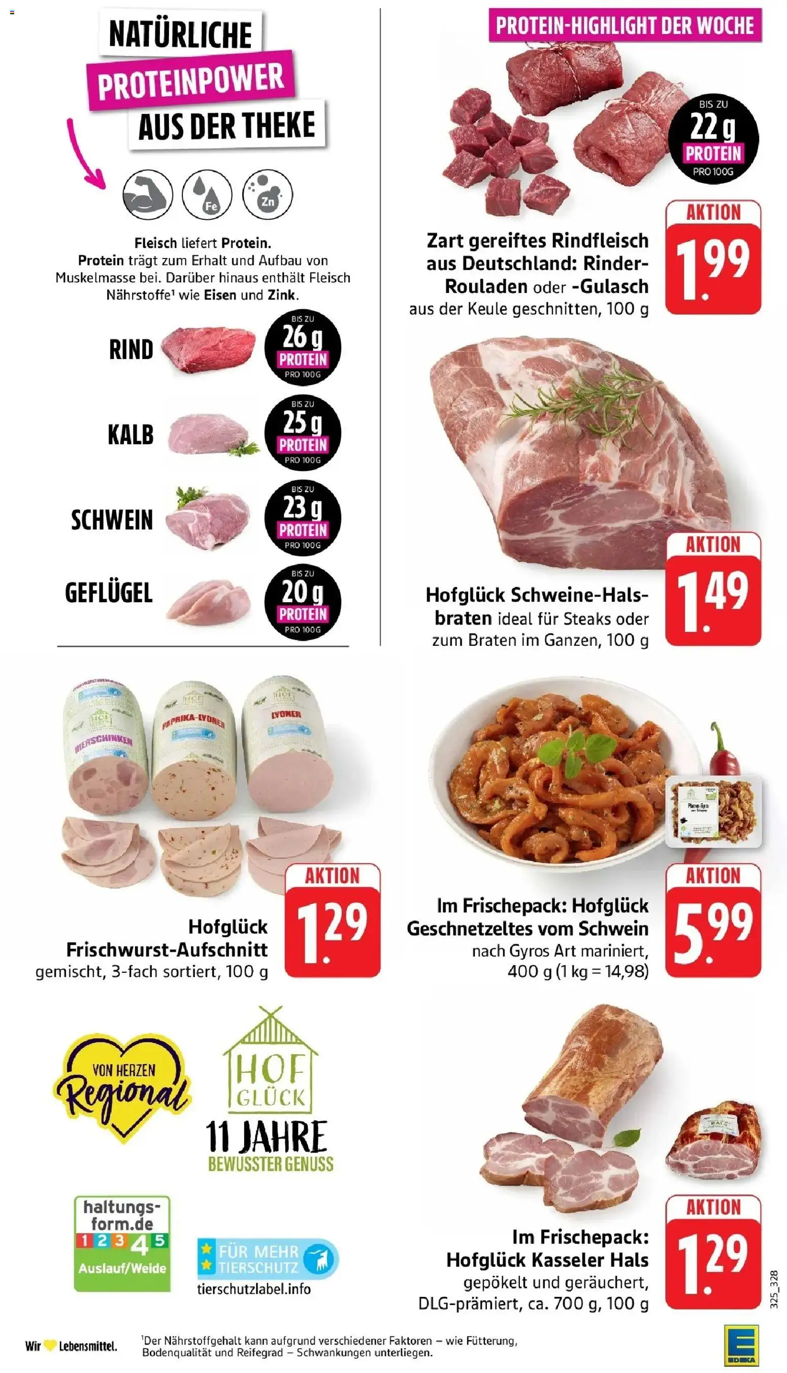 Edeka Prospekt Großostheim (ab 28.09.2026) » Angebote Online | Seite: 4 | Produkte: Gyros, Gulasch, Rindfleisch, Fleisch