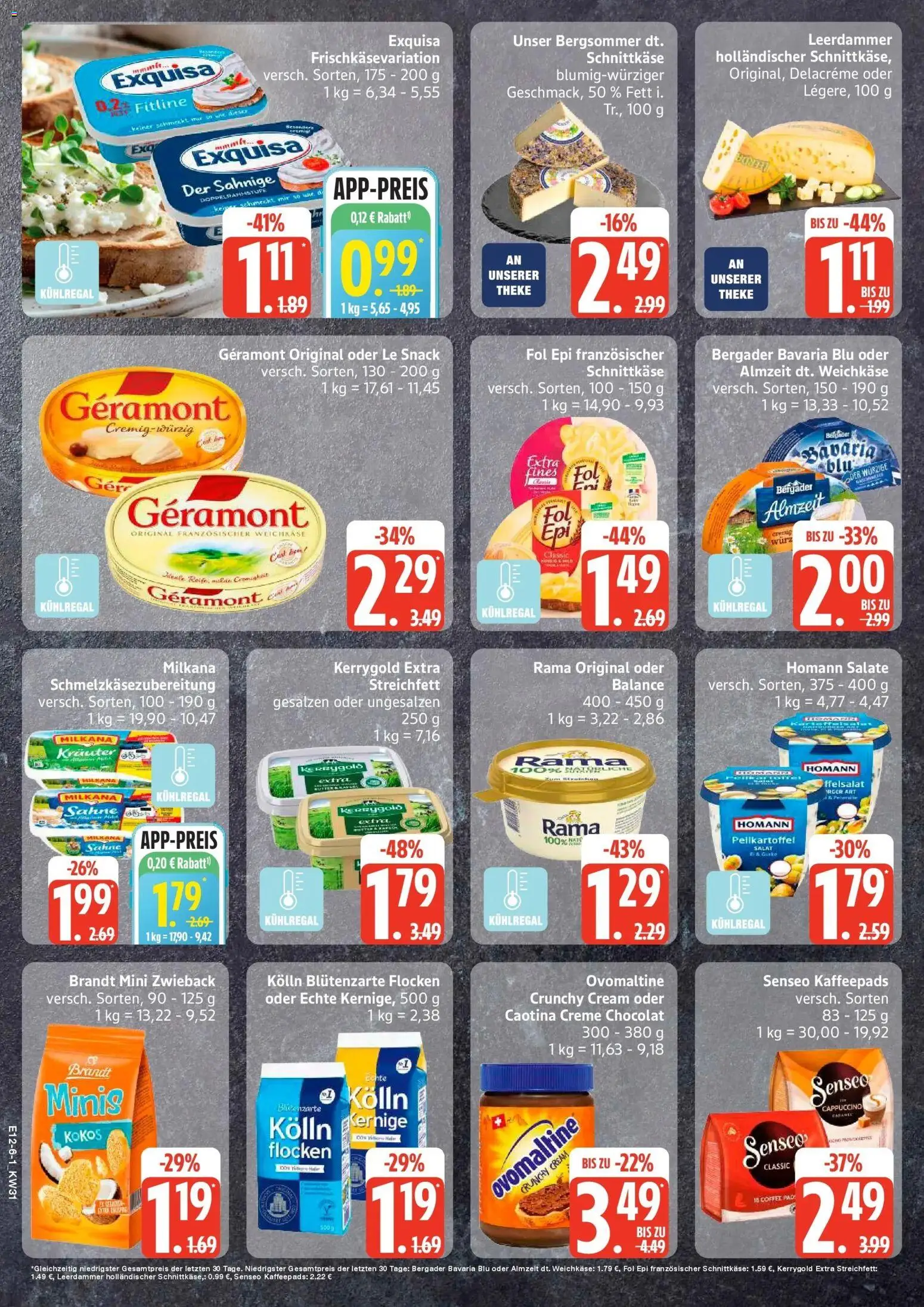 Edeka Prospekt Norderstedt – gültig ab 27.07.2026 | Seite: 6 | Produkte: Rama, Kolln, Theke, Milkana