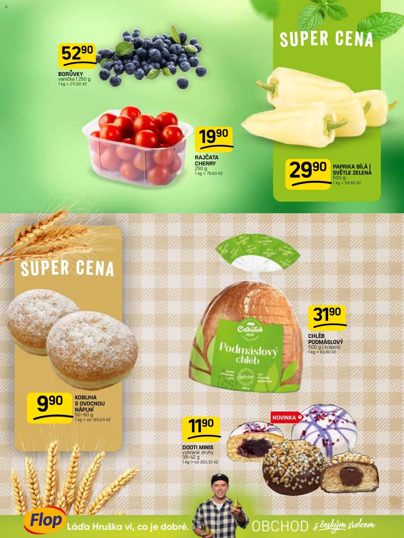 Flop leták od 20.05.2026 | Strana: 3 | Produkty: Rajčata, Borůvky, Paprika, Paprika bílá